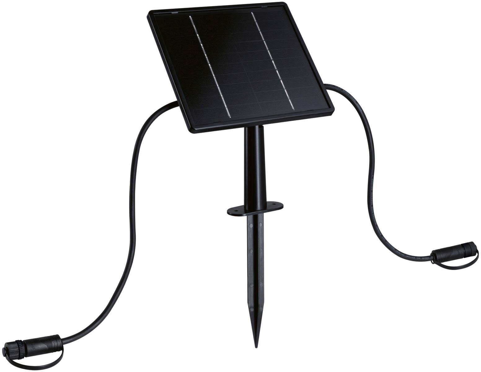 Verteiler PAULMANN, B:18,3cm H:41,8cm L:5,6cm Ø:19,1cm, schwarz, Kunststoff, Verteiler, "IP44 24V max. 21W Anthrazit", Solar, Dämmerungssensors