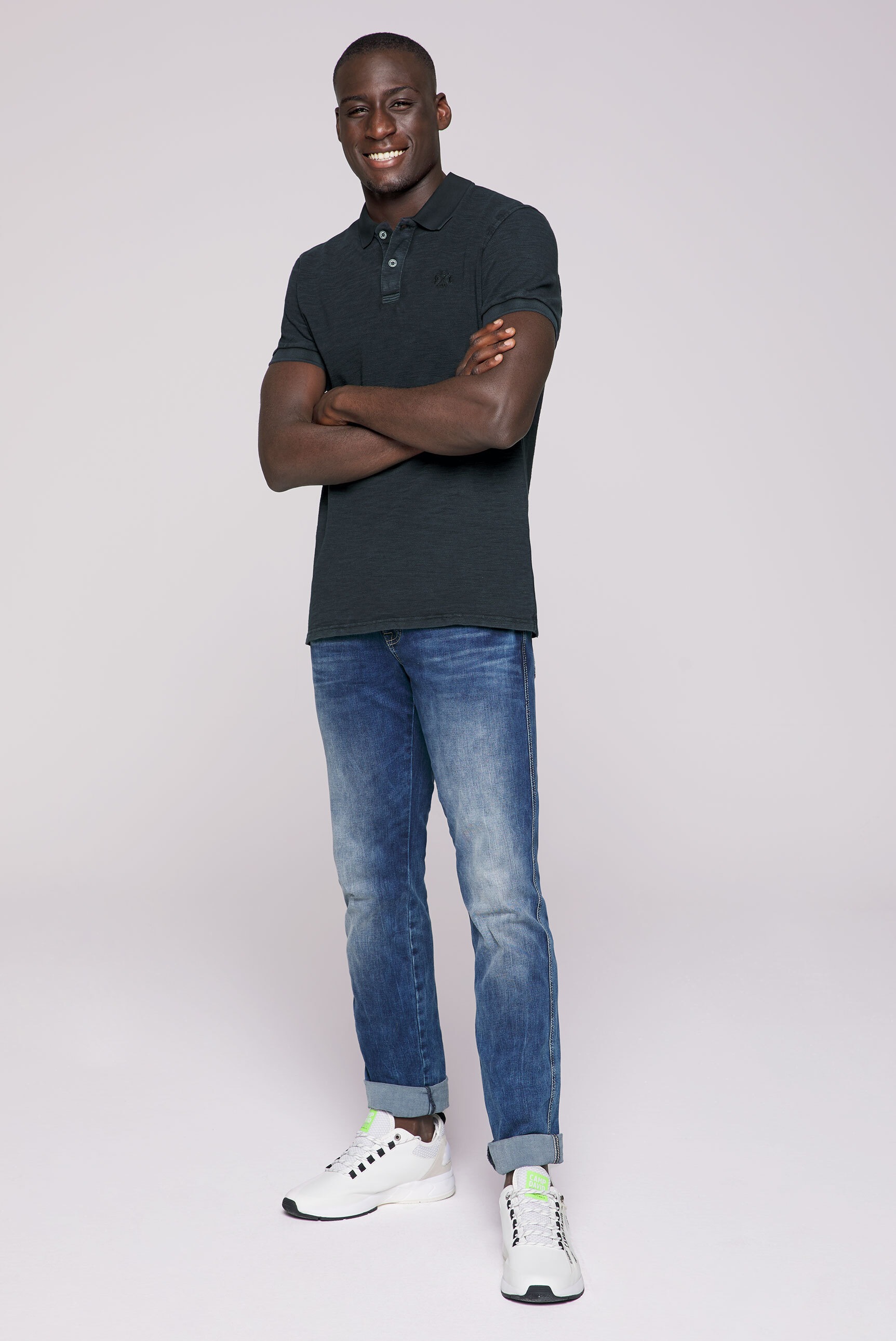 CAMP DAVID Poloshirt, aus Baumwolle