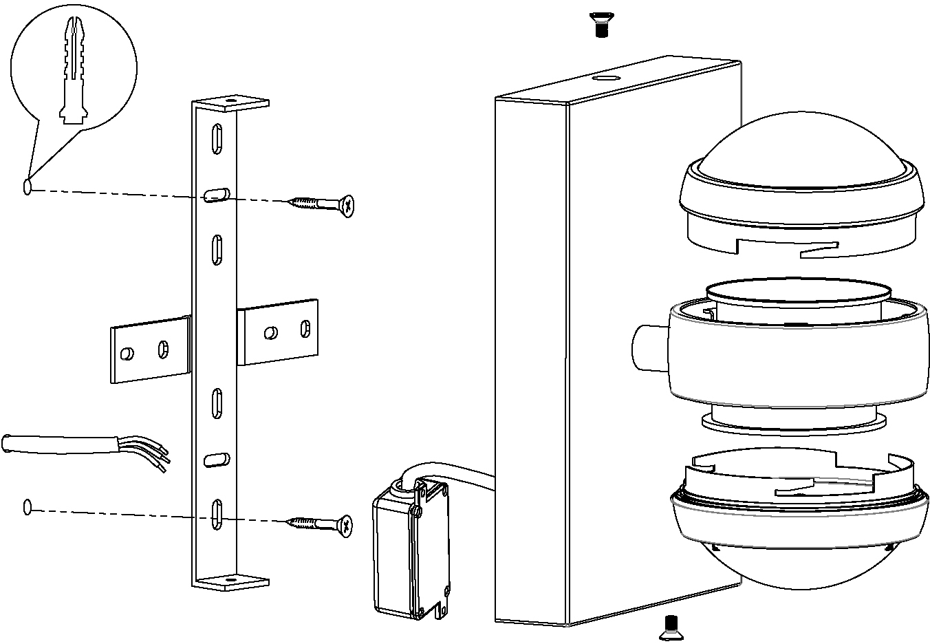 EGLO LED Außen-Wandleuchte »Sesimba« LED-Modul