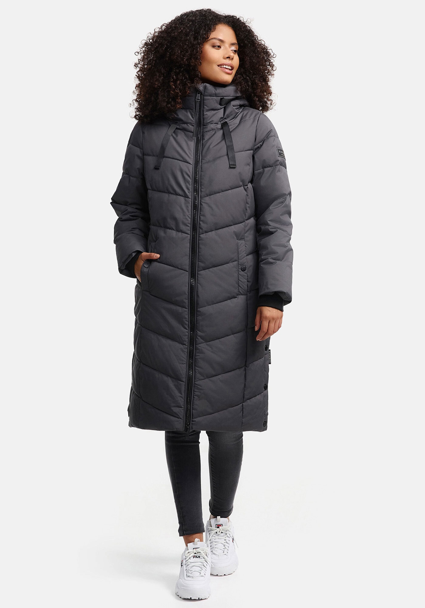 Navahoo Winterjacke "Schmatzibär", mit weichem Teddyfell innen