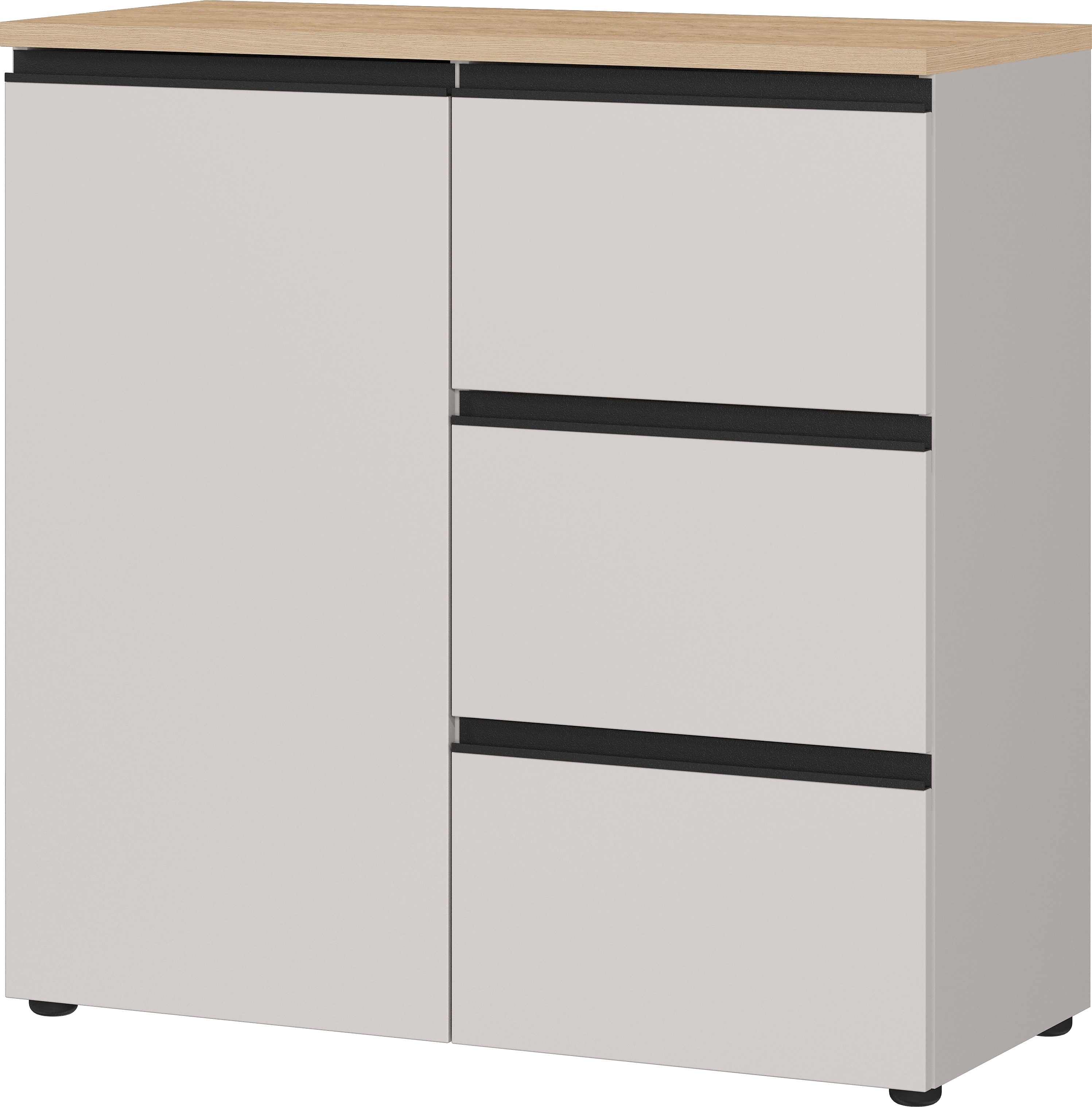 GERMANIA Kommode "Cormano" Breite 90 cm, verstellbare Böden, Soft-close, Made in Germany
