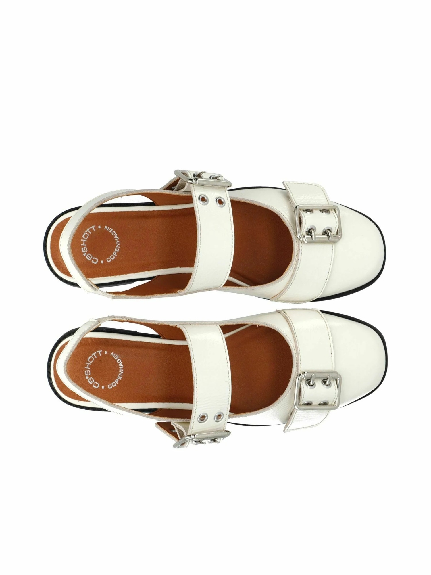 Ca'Shott Casdiana Ballet Flats White 41 3