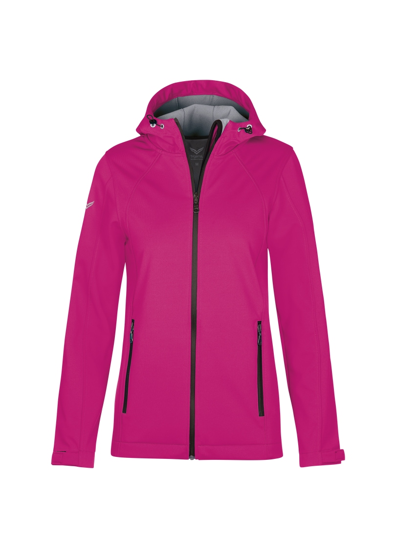 Trigema Softshelljacke "TRIGEMA Taillierte Softshell–Kapuzenjacke", (1 St.) günstig online kaufen