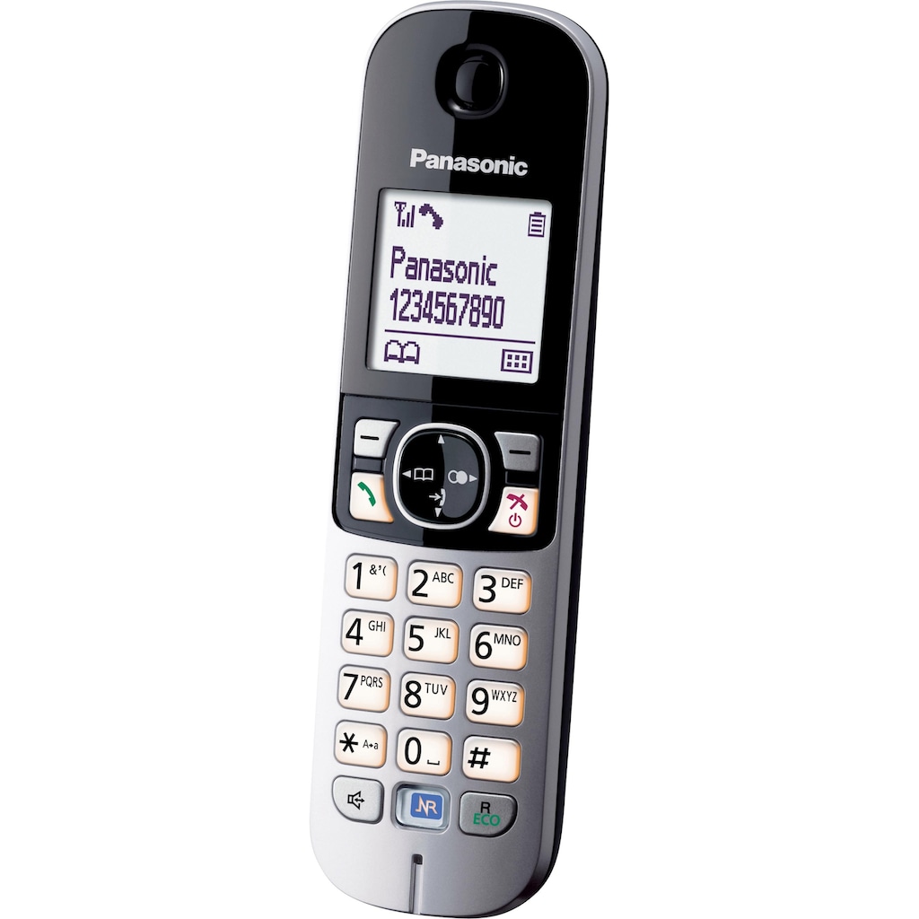 Panasonic Schnurloses DECT-Telefon »KX-TG6811GS«, (Mobilteile: 1)