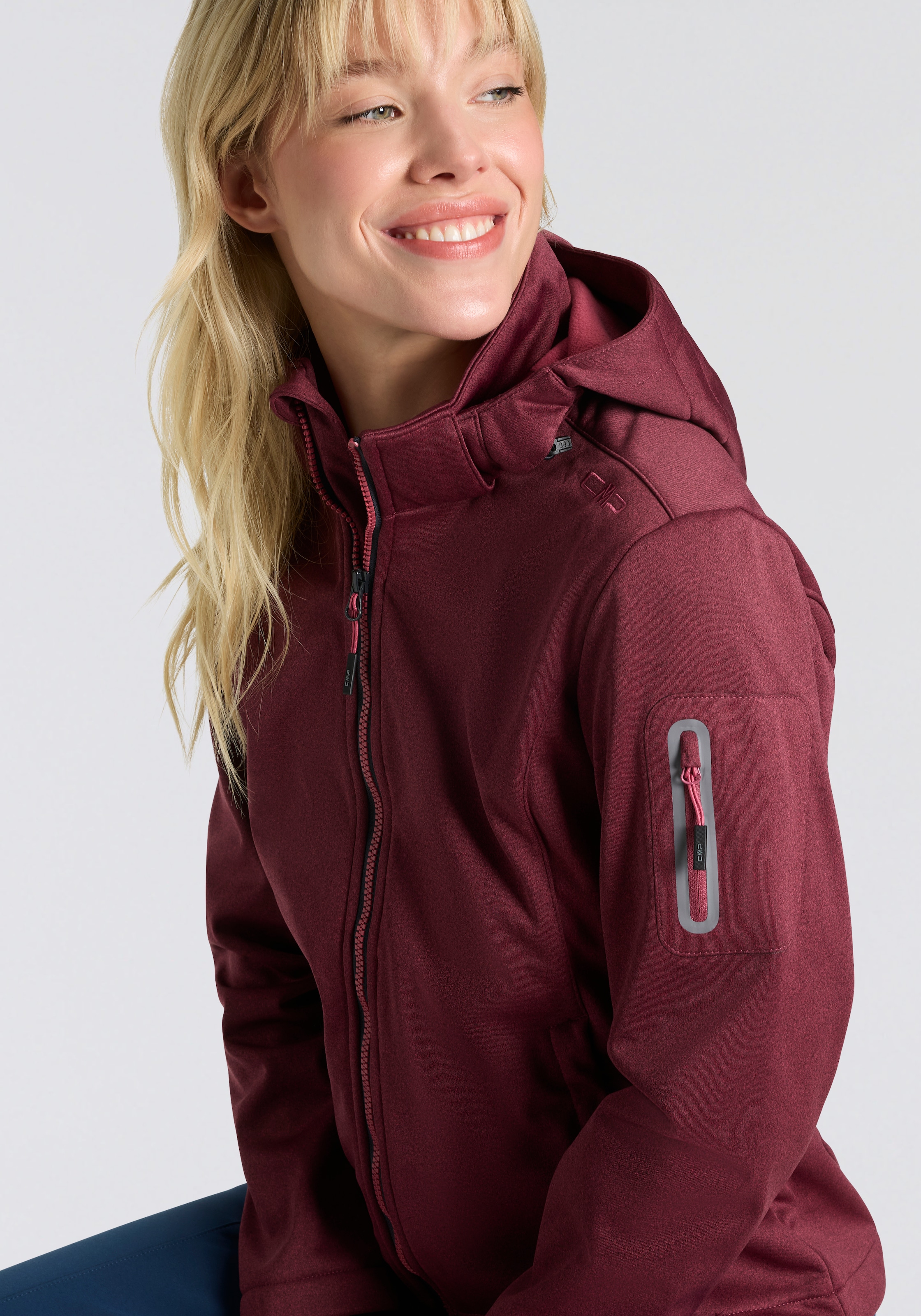 CMP Softshelljacke, (1 St.), mit Kapuze