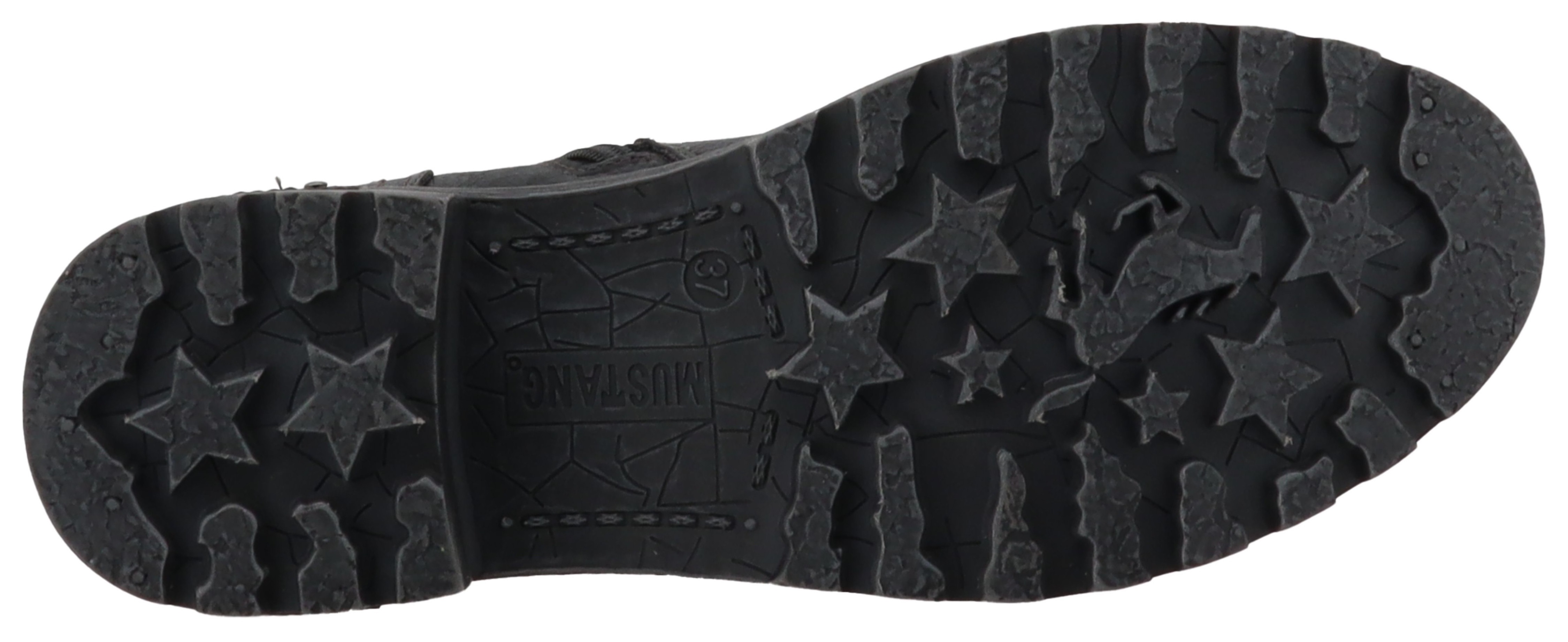 Thumbnail - Mustang Shoes Winterboots "Haukea" Biker Boots mit Blockabsatz und TEX-Membrane