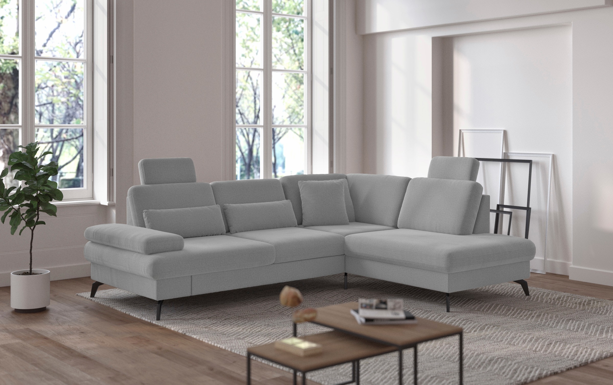 sit&more Ecksofa "Morris L-Form, inkl. Sitztiefenverstellung", wahlweise mi günstig online kaufen
