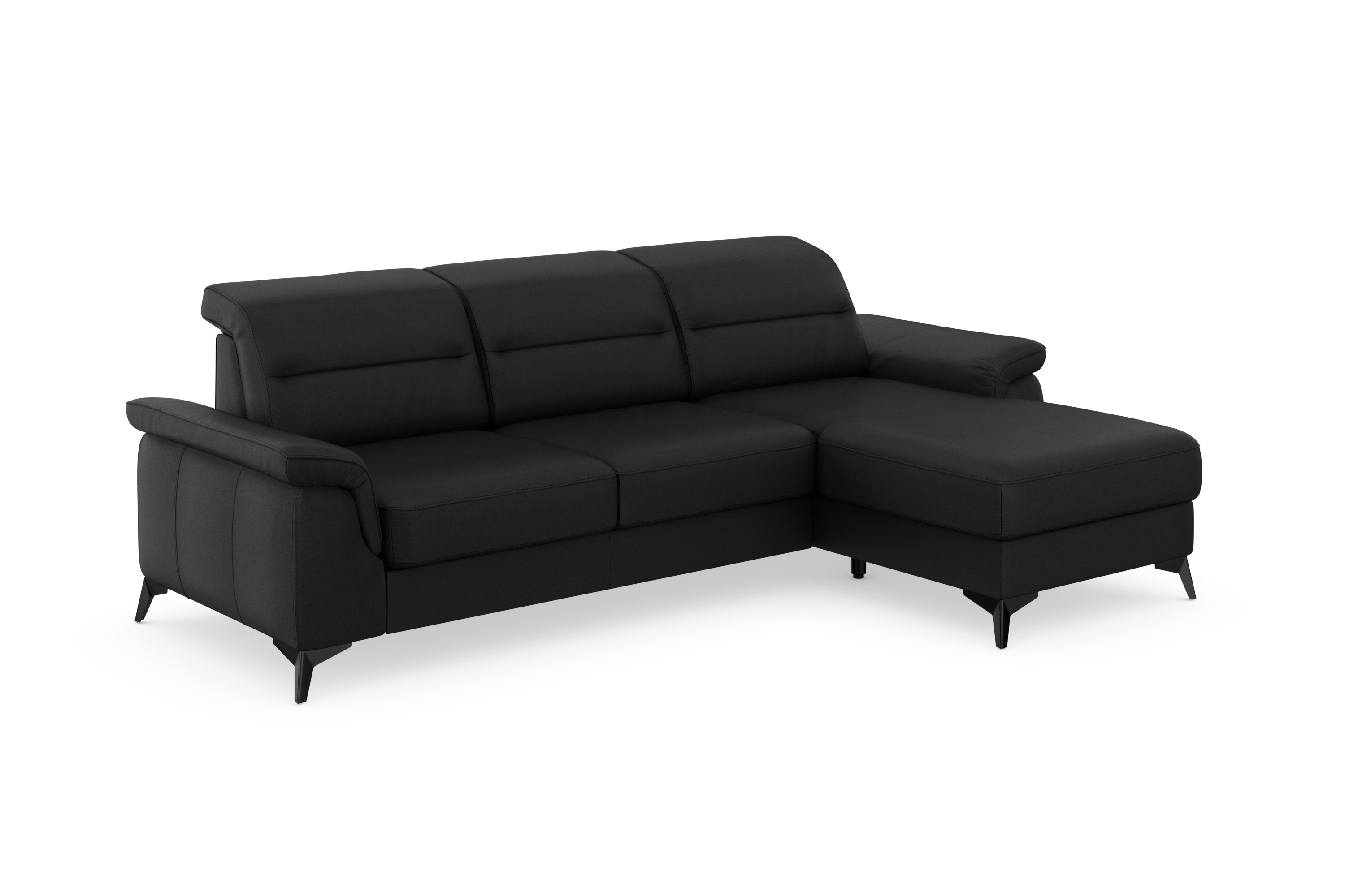Thumbnail - sit&more Ecksofa "Sinatra L-Form" mit Recamiere, optional mit Kopfteilverstellung und Armteilfunktion