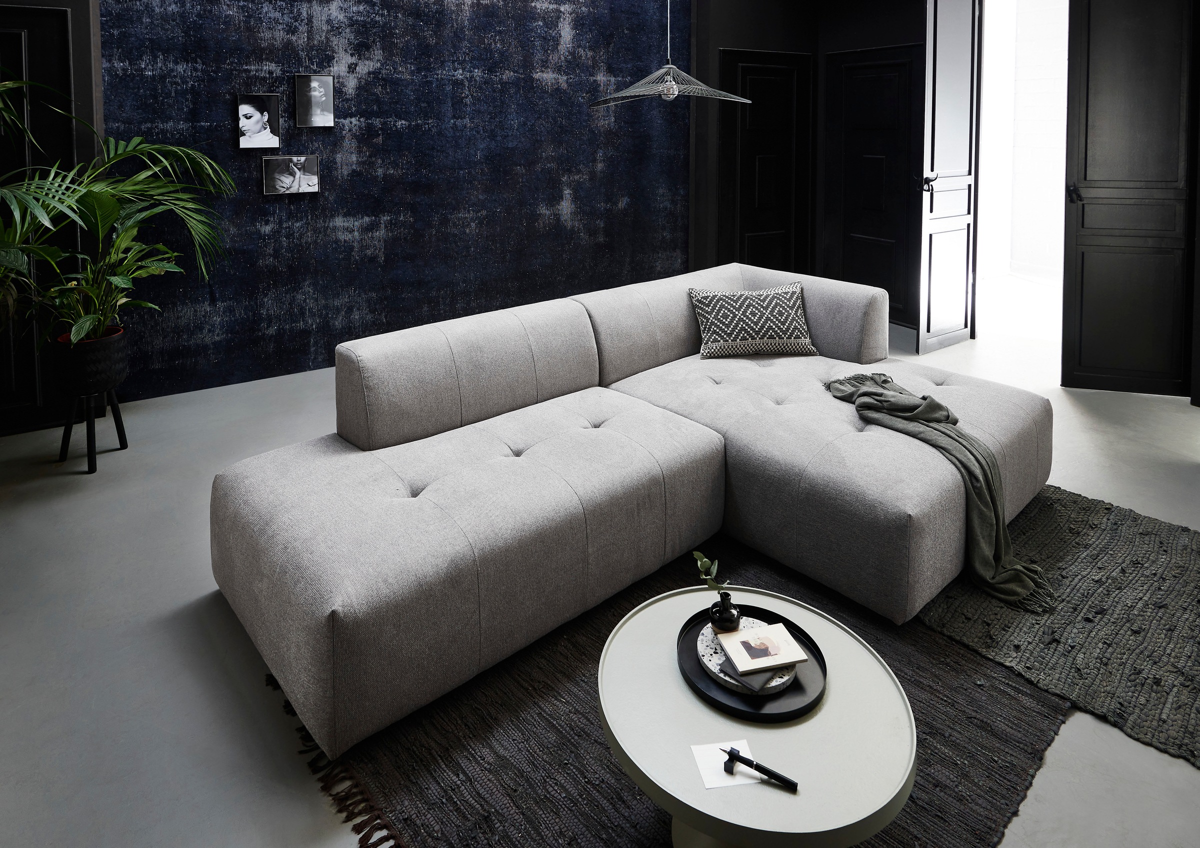 ATLANTIC home collection 3-Sitzer »Leonardo«, Ottomane mit XXL-Liegefläche