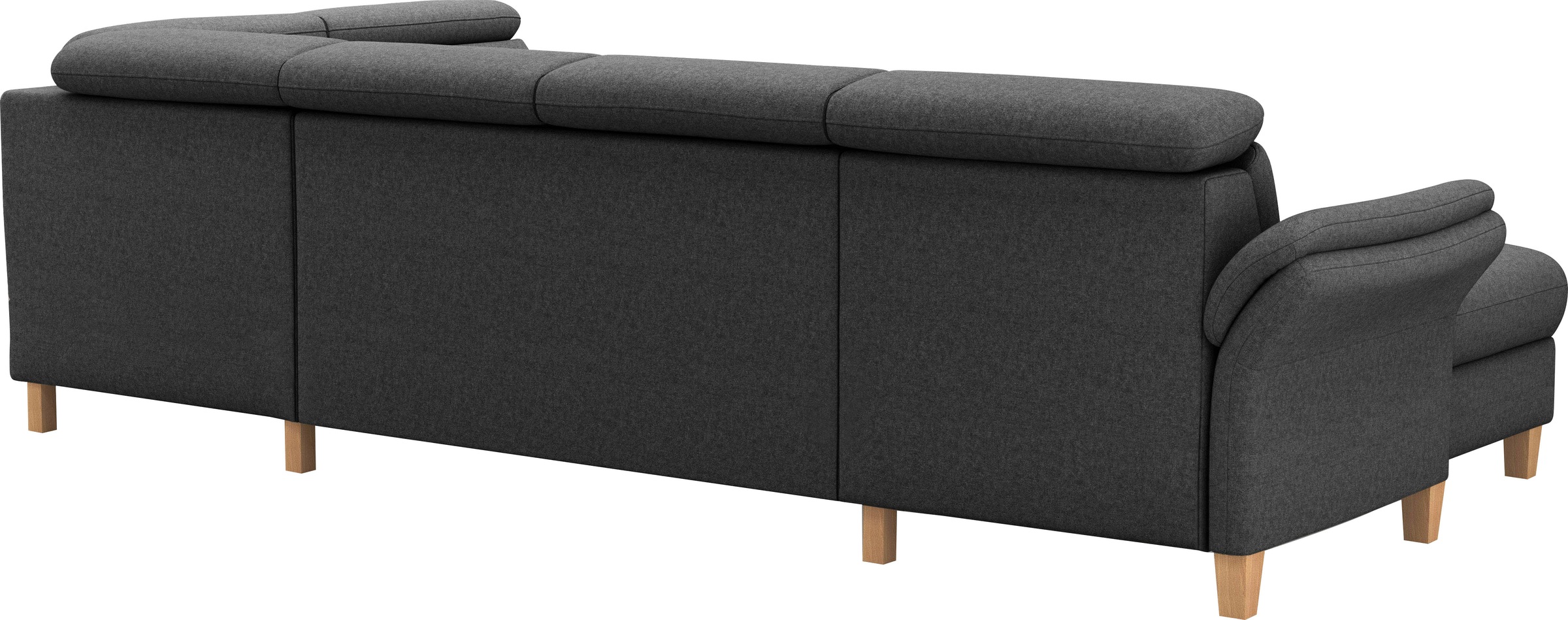 Home affaire Glendale U-Shaped Sofa Dark Grey 3