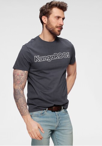 KangaROOS Rundhalsshirt, mit Logoprint kaufen