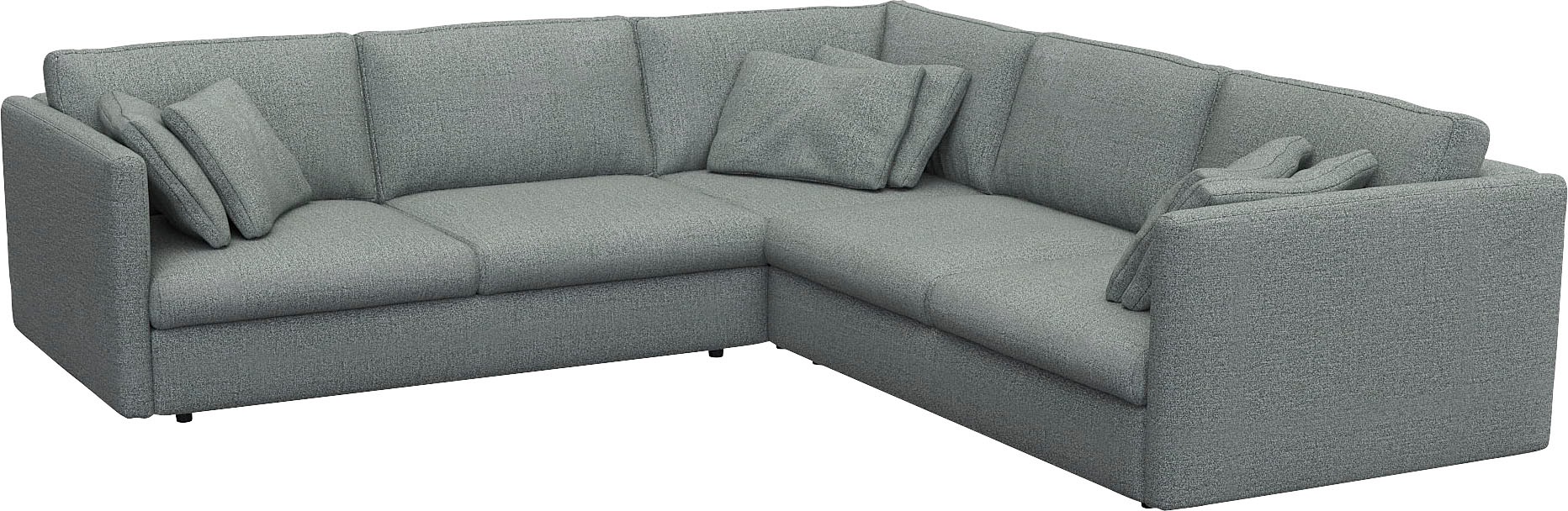 FLEXLUX Ecksofa "Lovane gleichschenklig, bequem und komfortabel" Weich & an günstig online kaufen