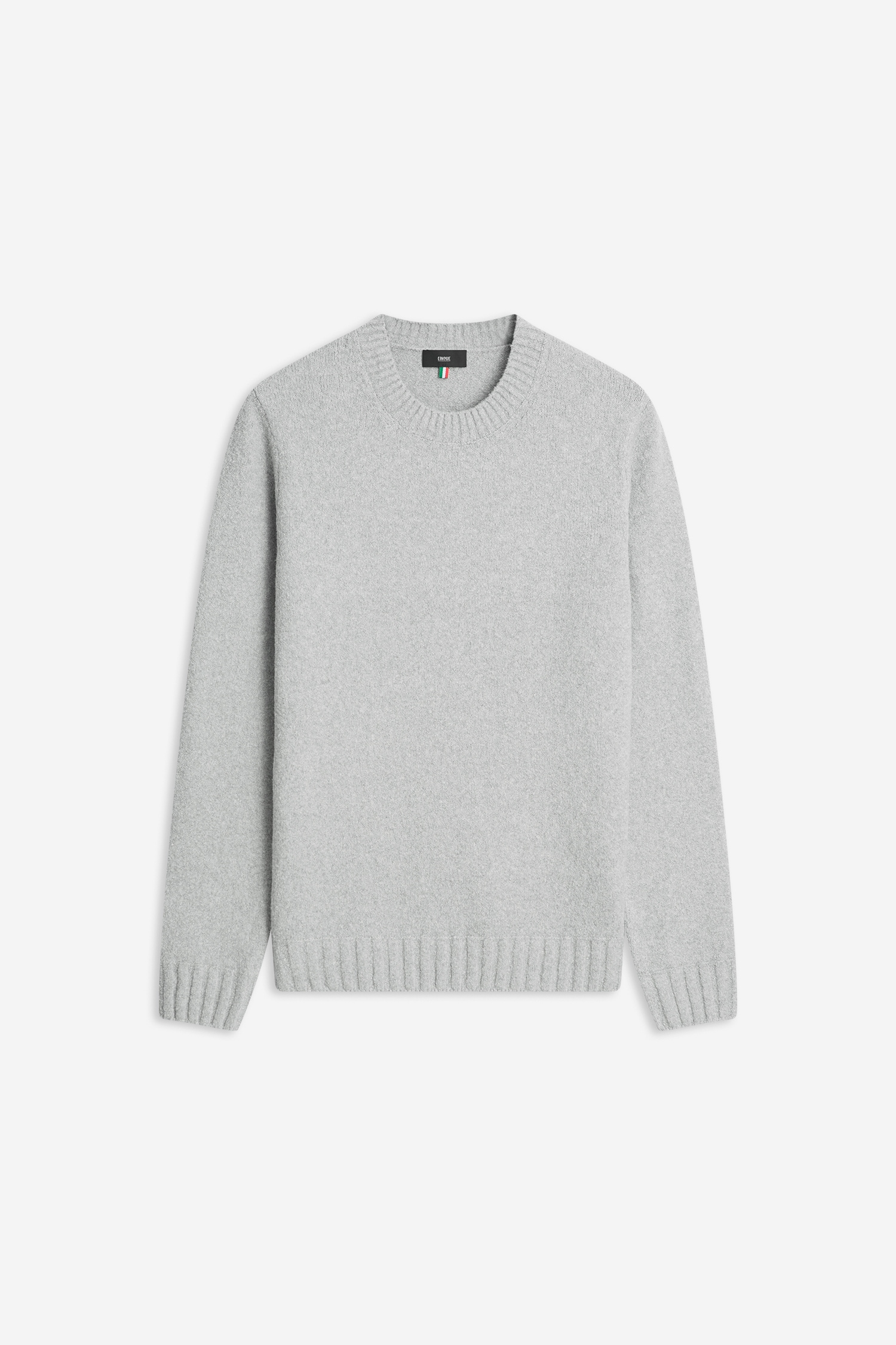 Cinque Strickpullover, Rundhalsausschnitt, Slim Fit, Rippdetails an der Sei günstig online kaufen