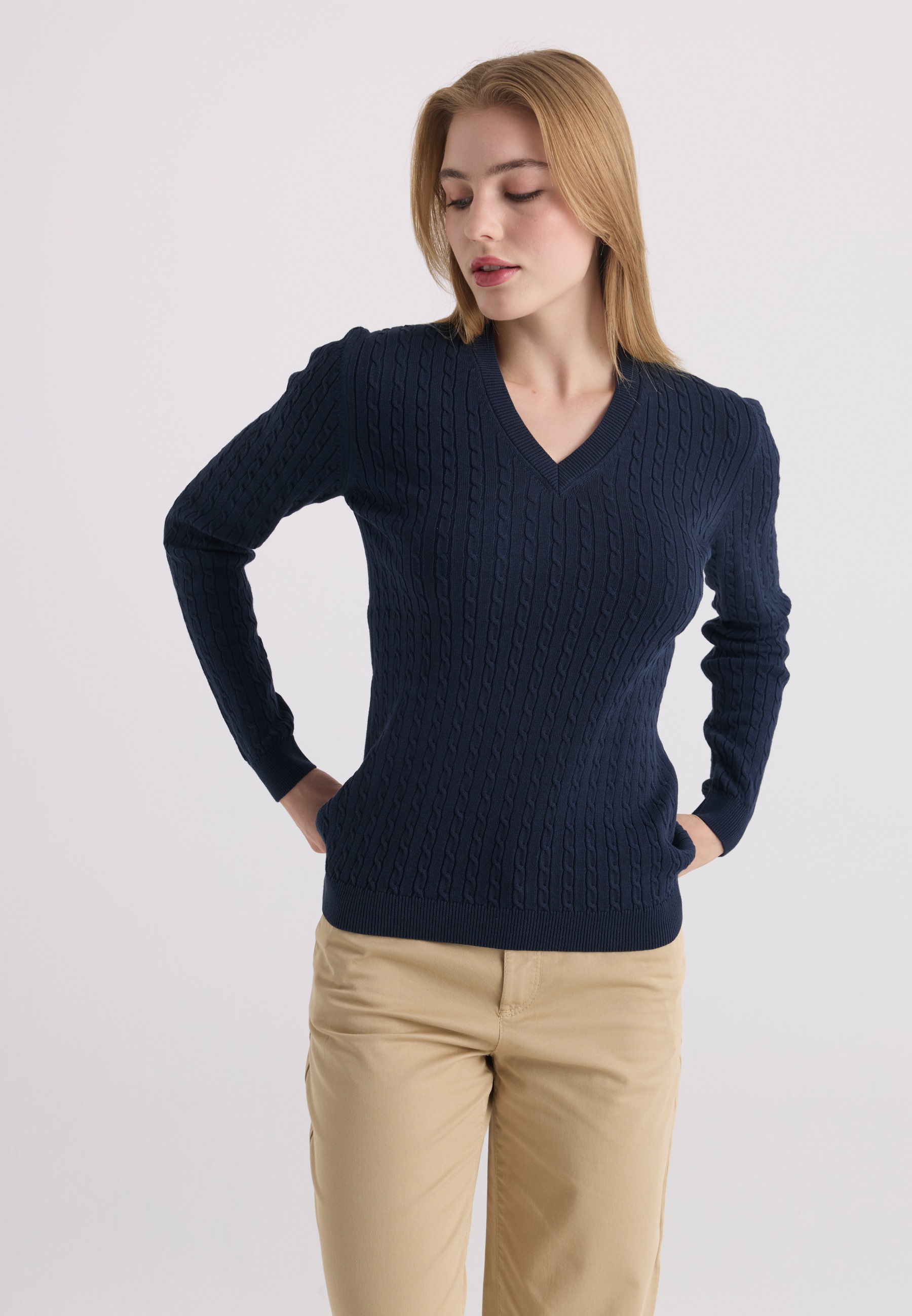 Felix Hardy V-Ausschnitt-Pullover »V-Ausschnitt-Pullover«