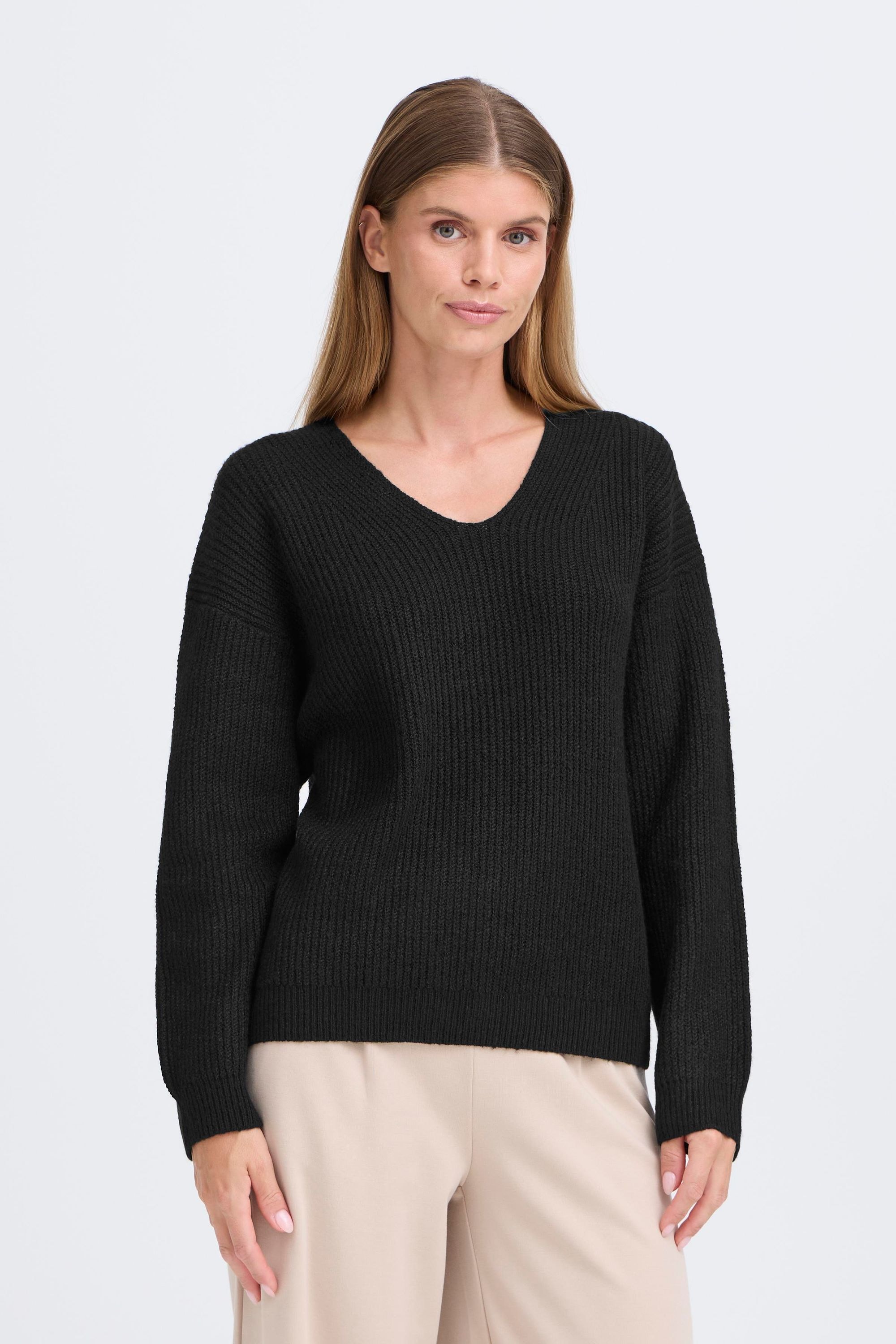 OXMO V-Ausschnitt-Pullover »V-Ausschnitt-Pullover OXICALLIE«
