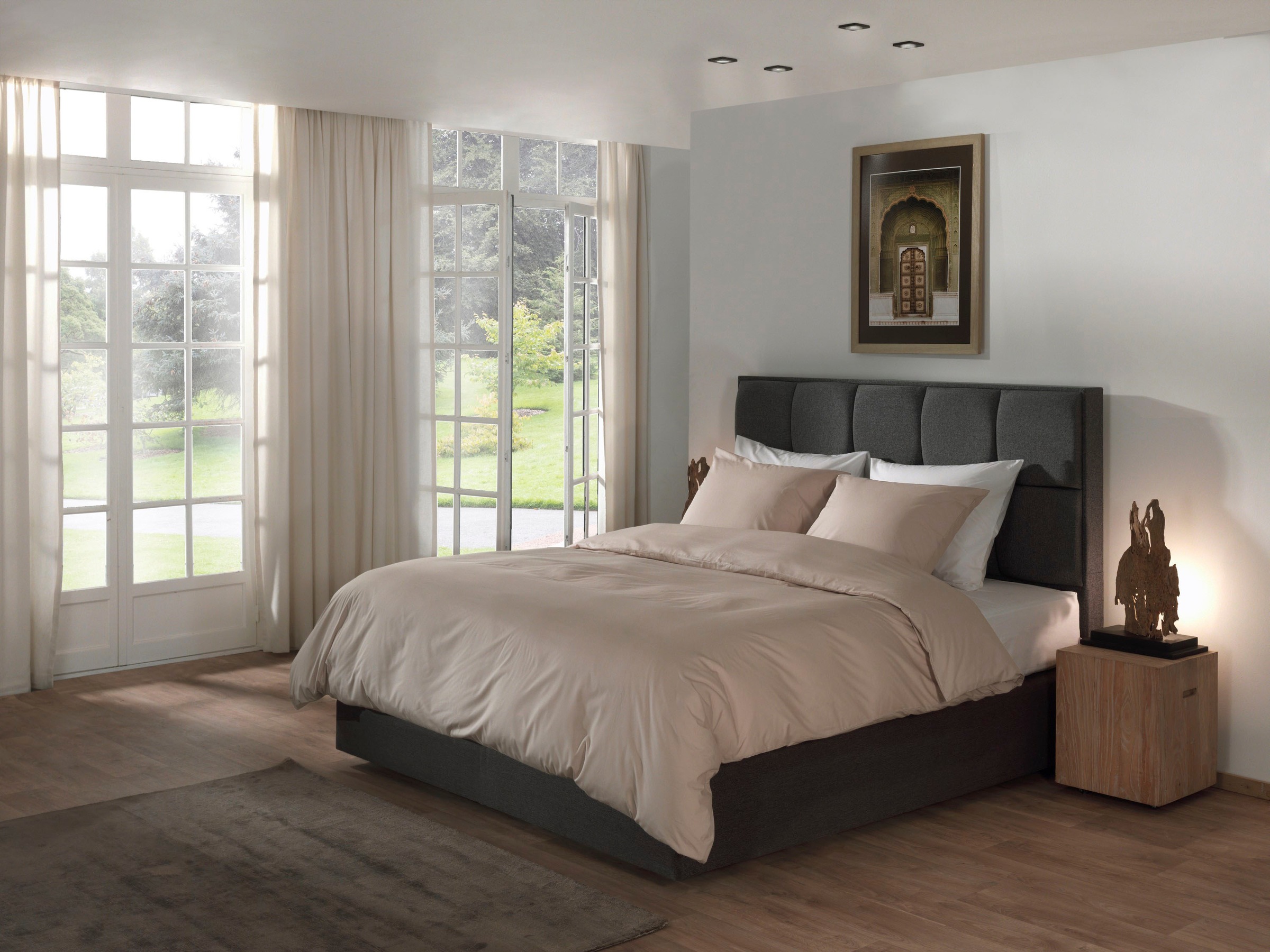 YELLOW Bettwäsche "Suite-Mumbai" 2 Stk. Uni Design, 100% Baumwolle ab 135x2 günstig online kaufen