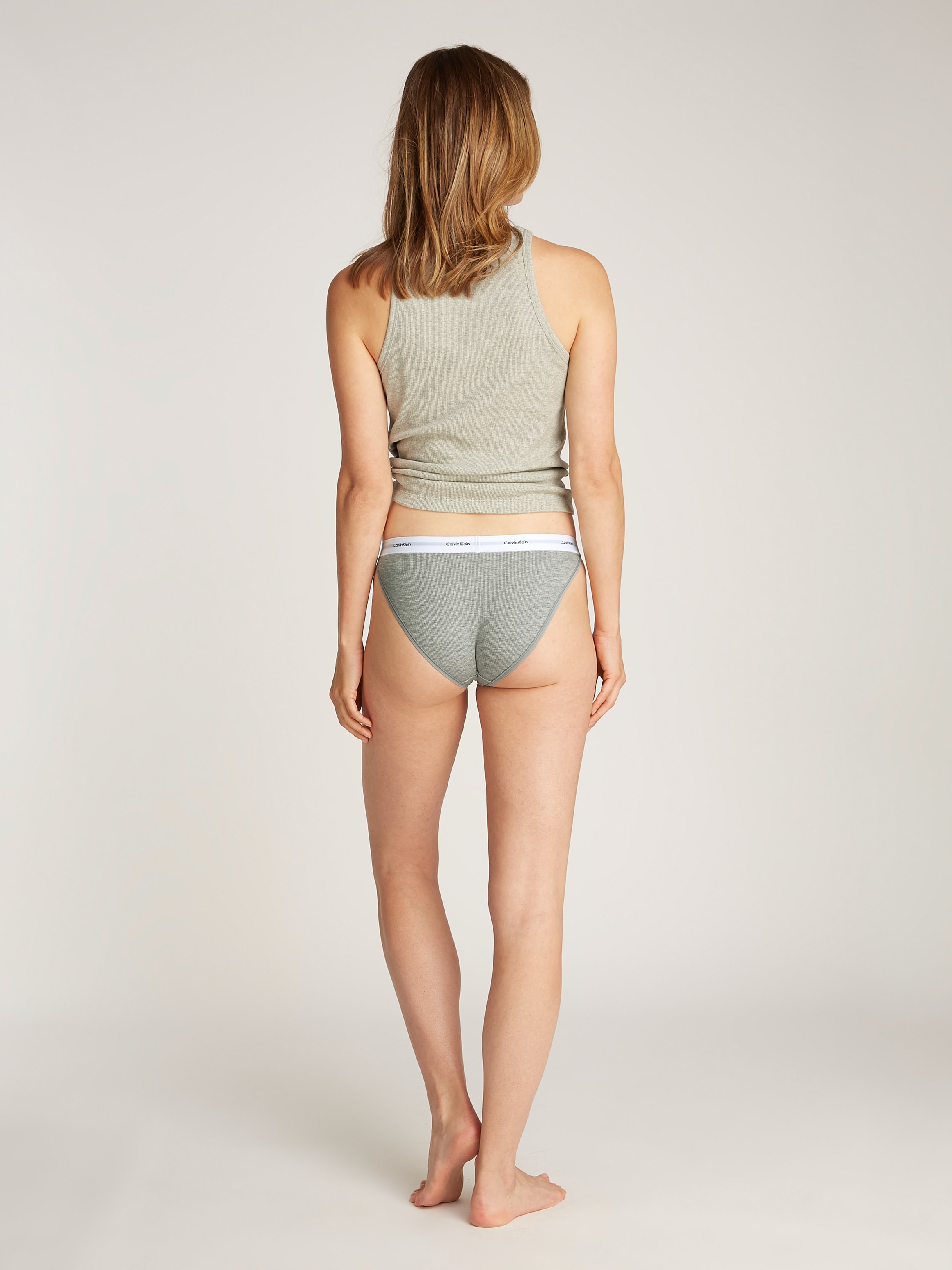 Calvin Klein Underwear Slip »STRING BIKINI 3PK«, (Packung, 3 St., 3er-Pack), mit Rippenstruktur
