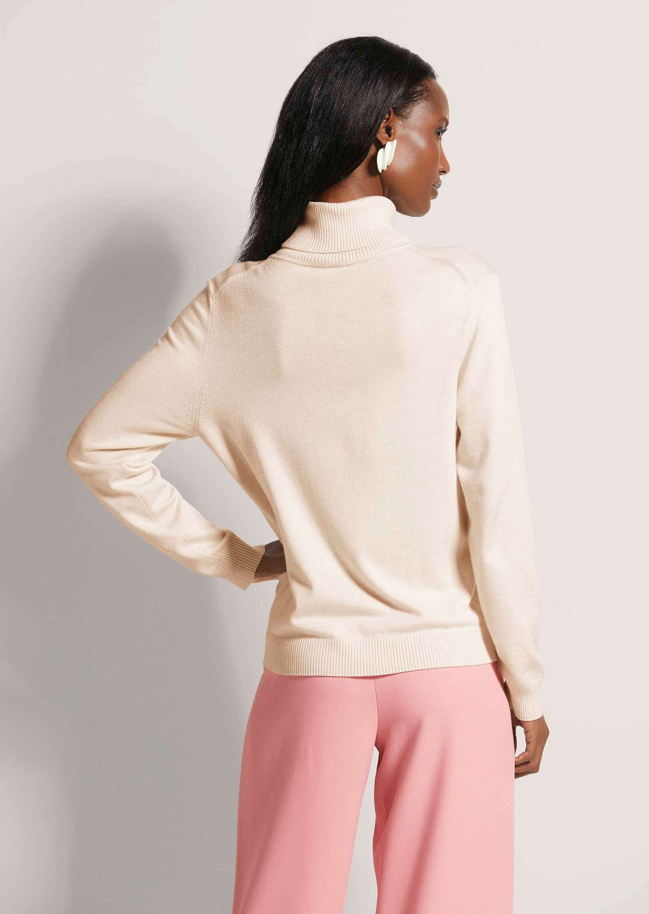 MADELEINE Longpullover »Pullover Strickpullover aus Viskose-Stretch«