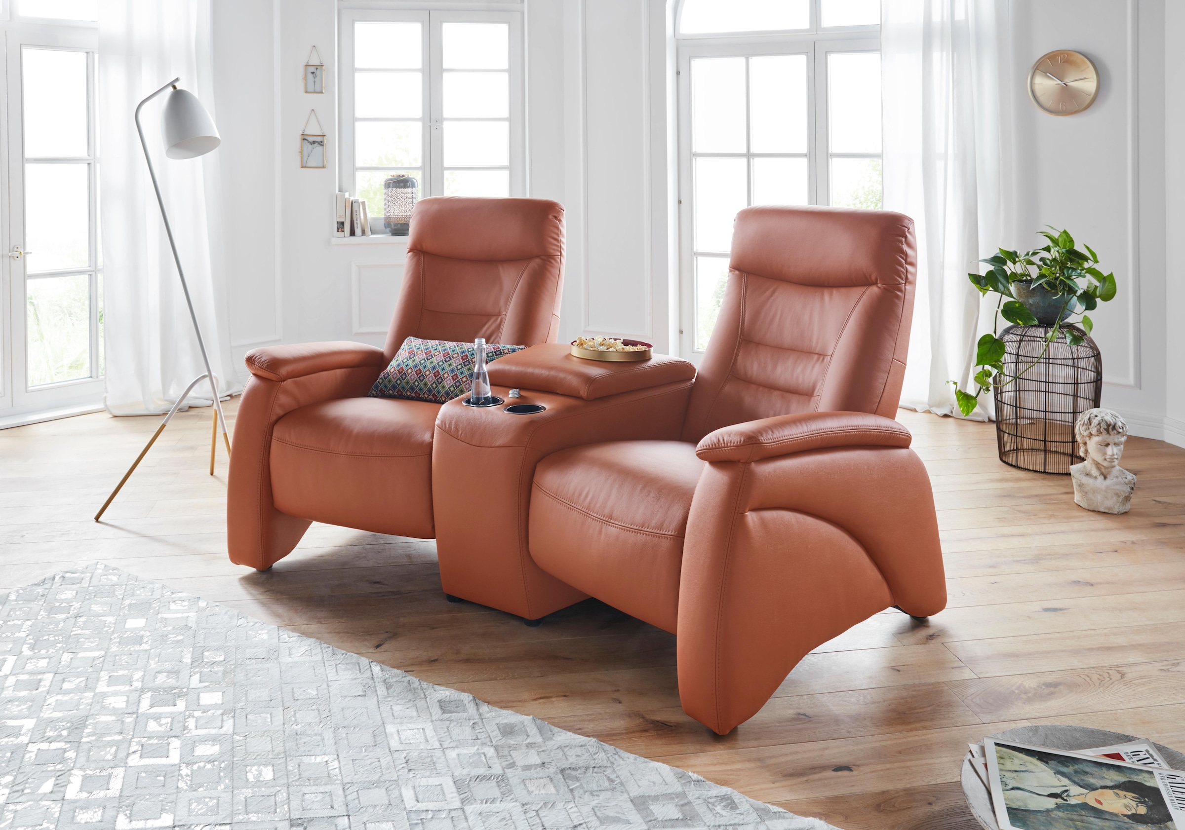 exxpo - sofa fashion 2,5-Sitzer »Ascoli, Kinosofa mit hohem Sitzkomfort, bequeme Armlehnen«, inkl....