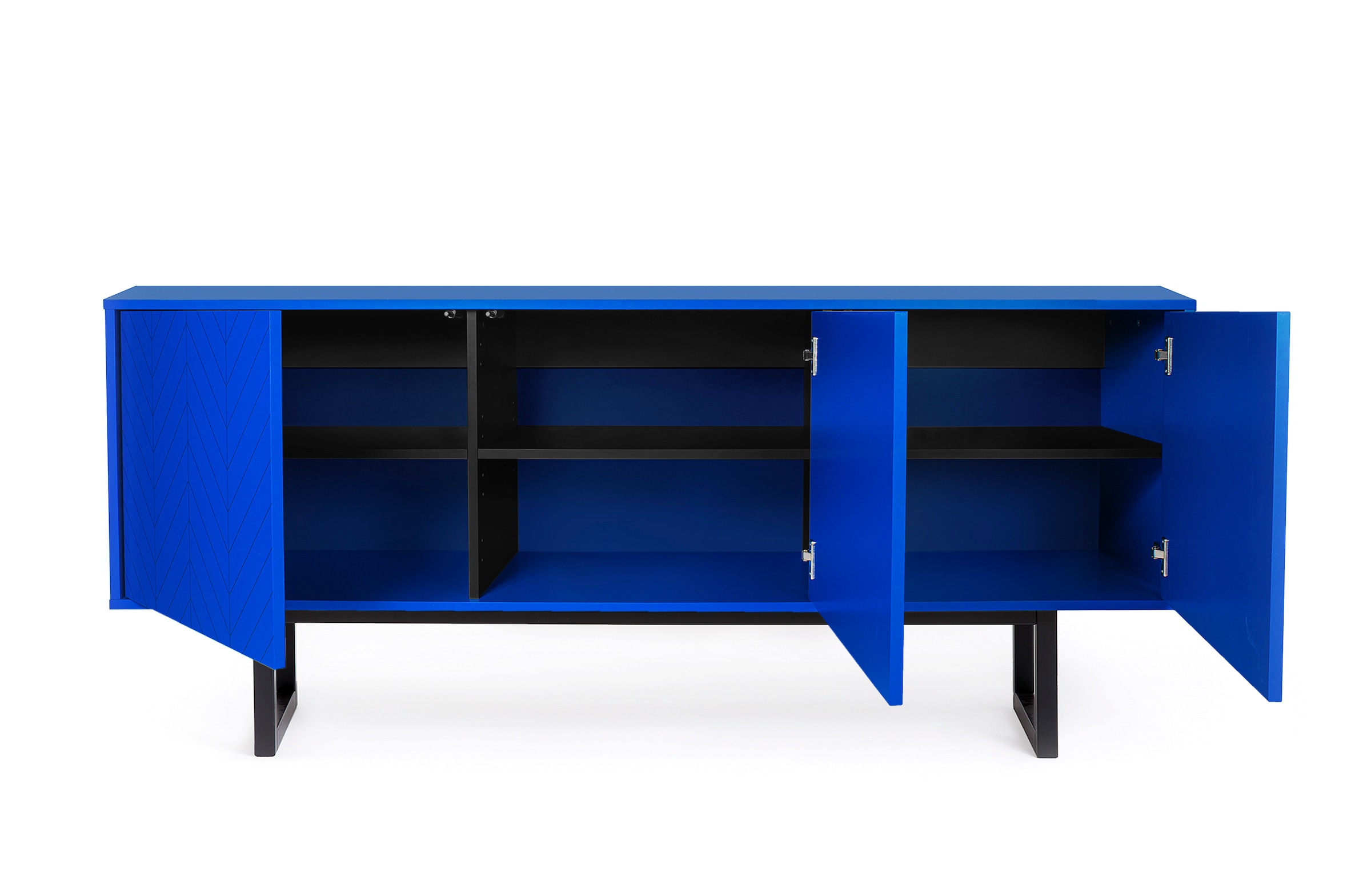 Woodman Kommode, mit besonderem Print, mit push-to-open Funktion