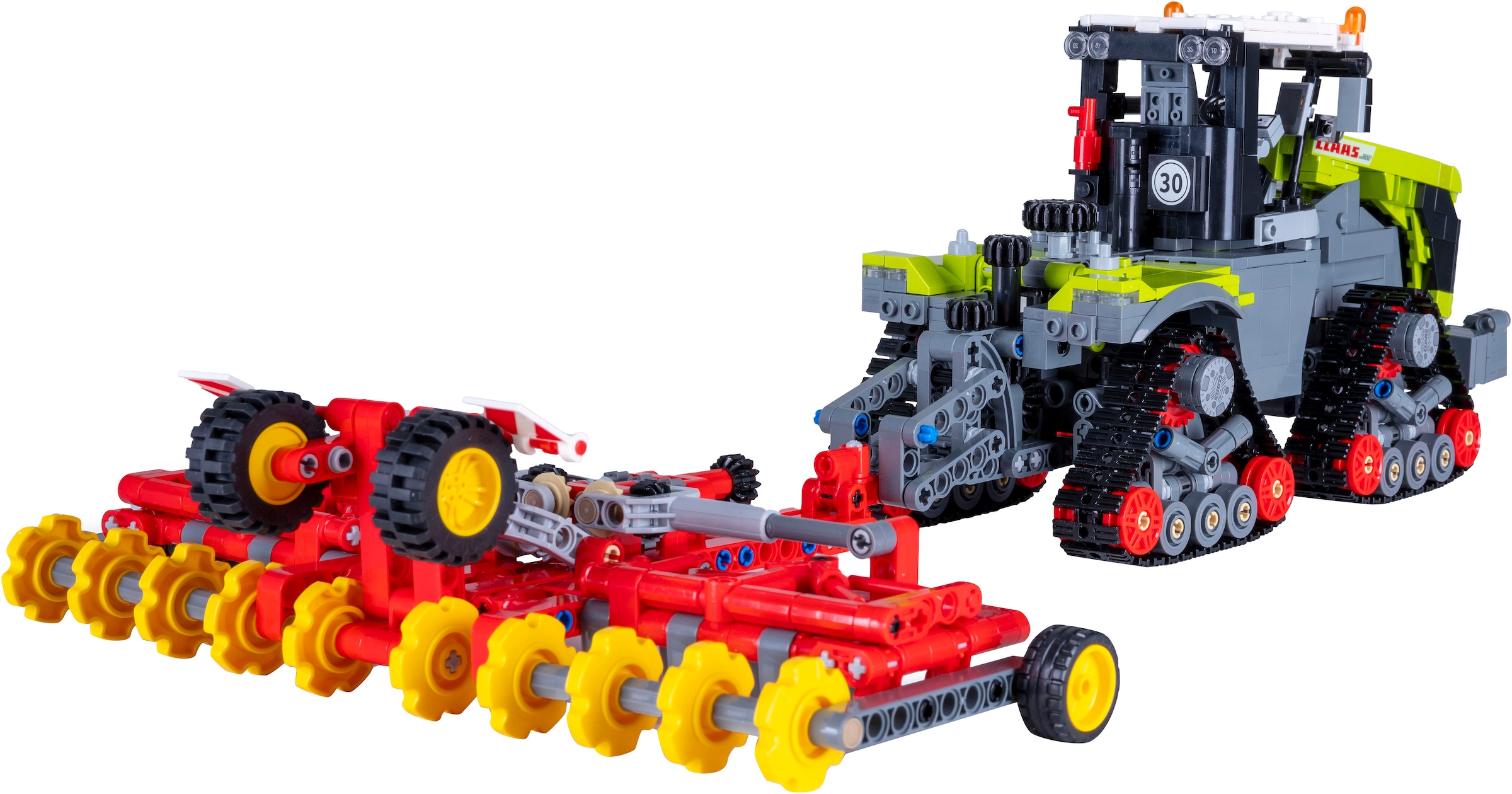 Jamara Konstruktions-Spielset »CaDA, Claas Xerion 5000 Trac TS 1:32 Bricks«, (1336 St.)