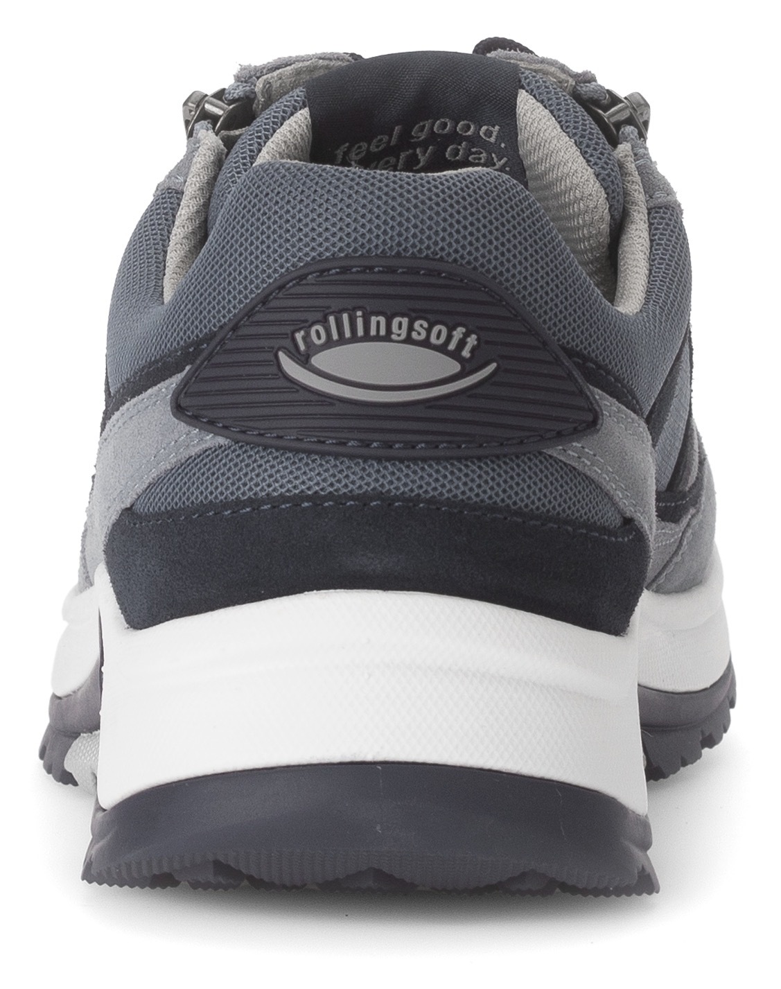 Gabor Rollingsoft Keilsneaker, Schnürschuh, Halbschuh, Freizeitschuh, Außenreißverschluss, G-Weite