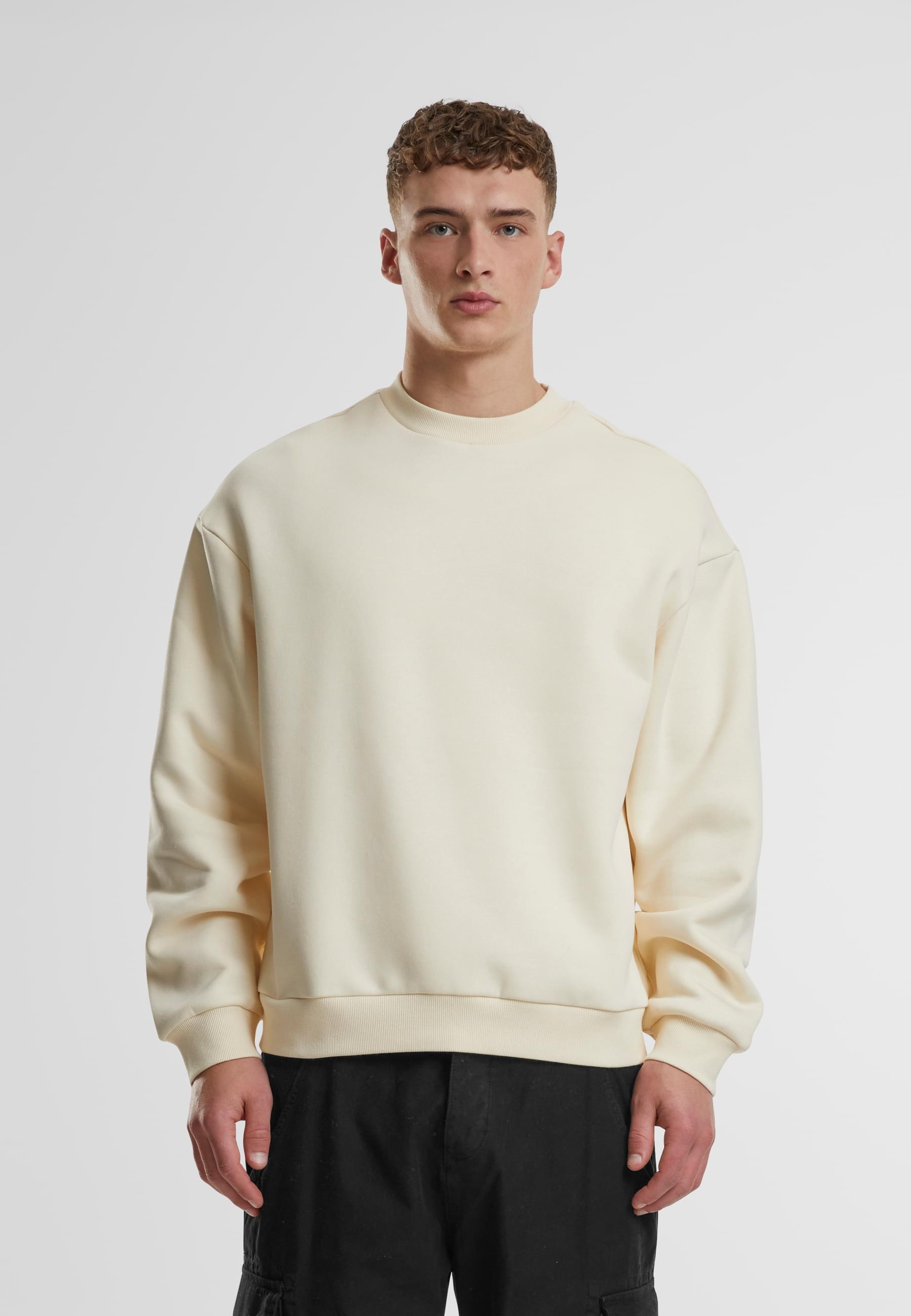 URBAN CLASSICS Rundhalspullover »Urban Classics Fluffy Crewneck«, (1 tlg.)