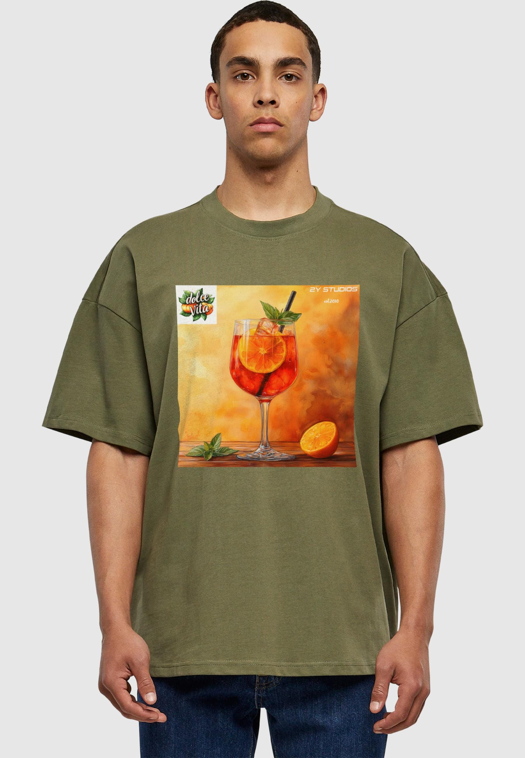 2Y Studios T-Shirt »2Y Studios Dolce Vita Aperol Spritz Tee«, (1 tlg.)