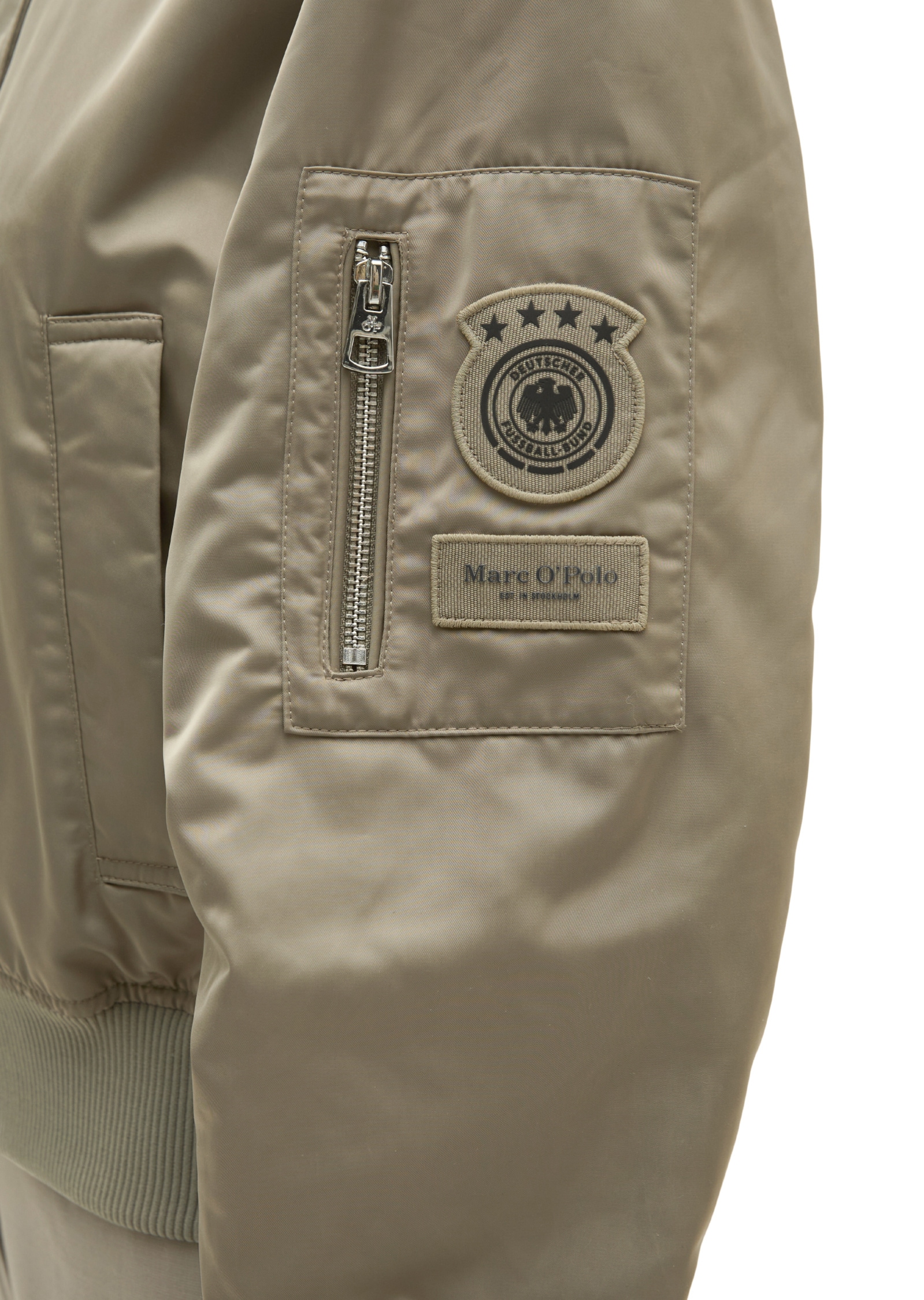 Marc O'Polo Outdoorjacke »aus recyceltem Polyester-Twill« ohne Kapuze