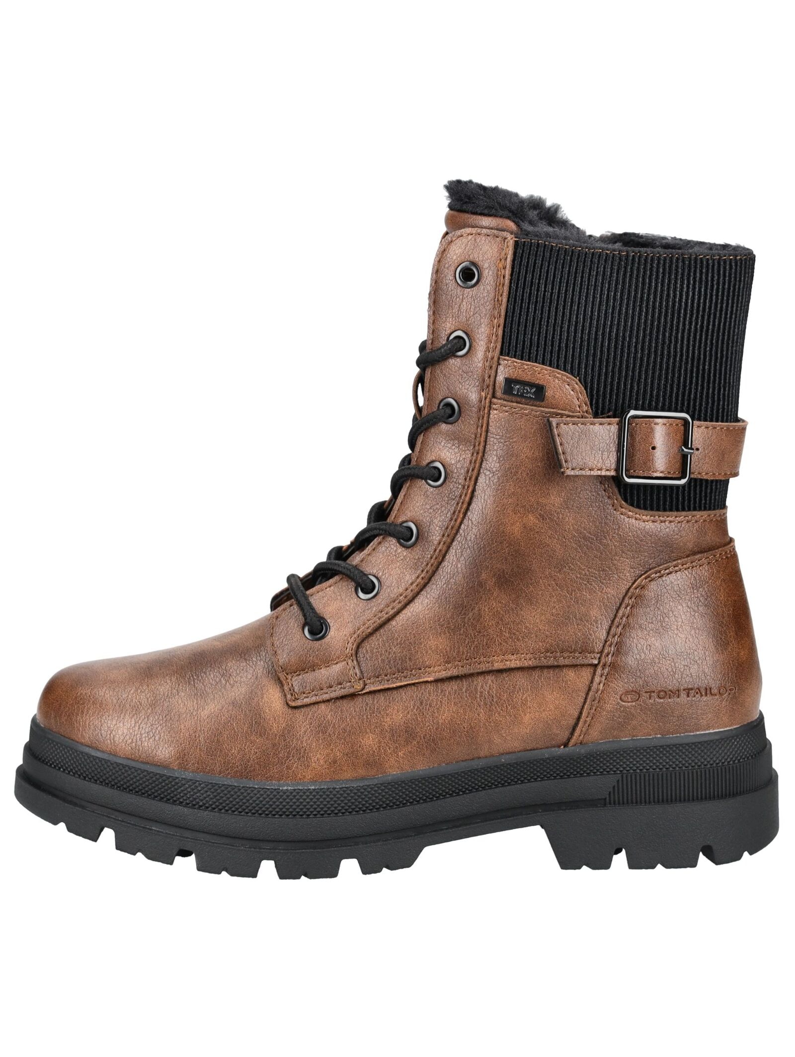 TOM TAILOR Schnürstiefelette »Tom Tailor Stiefelette Lederimitat«