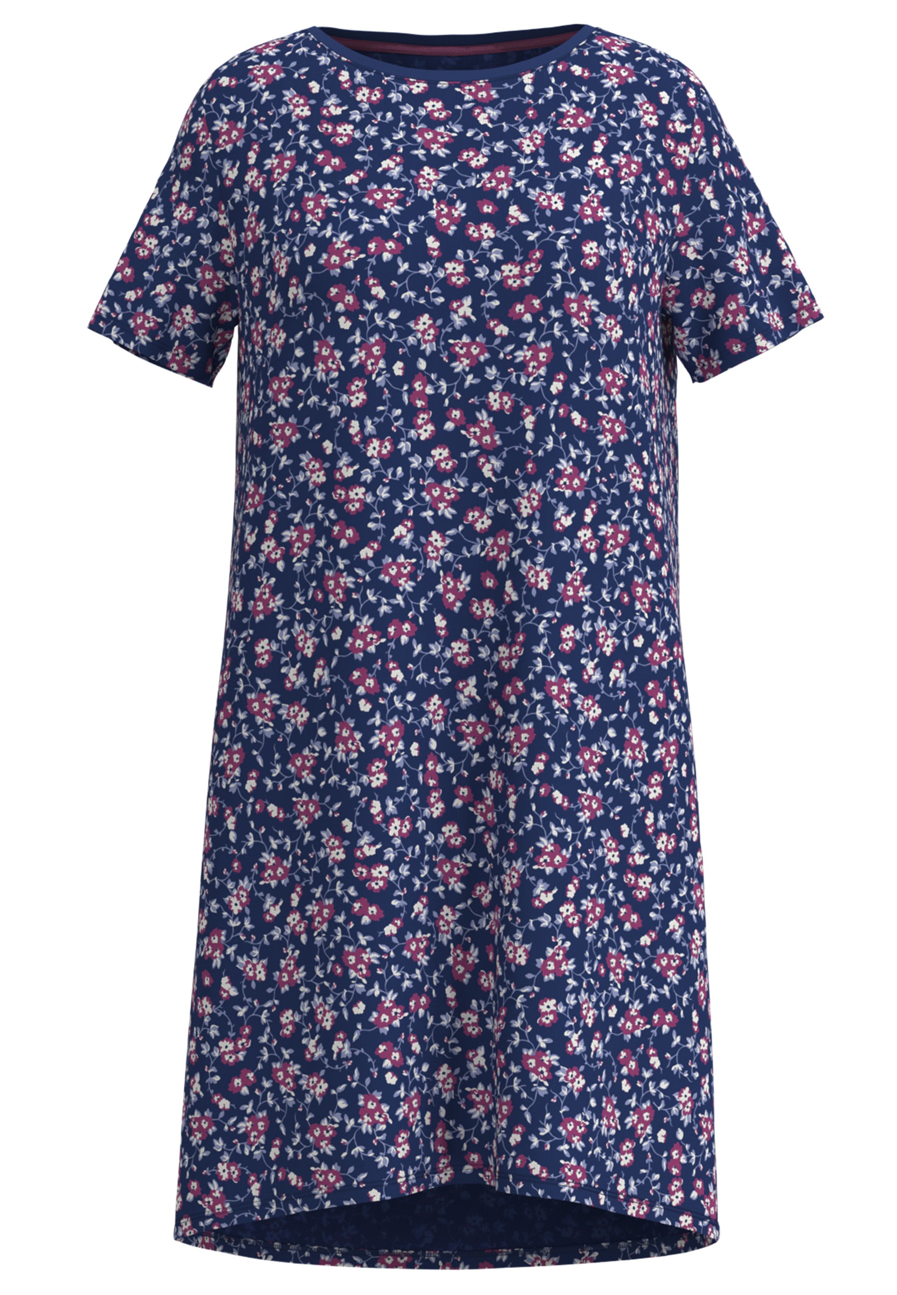 GÖTZBURG Pyjama knielang, Kurzarm, Rundhalsausschnitt, mit Motiv, Baumwolle günstig online kaufen