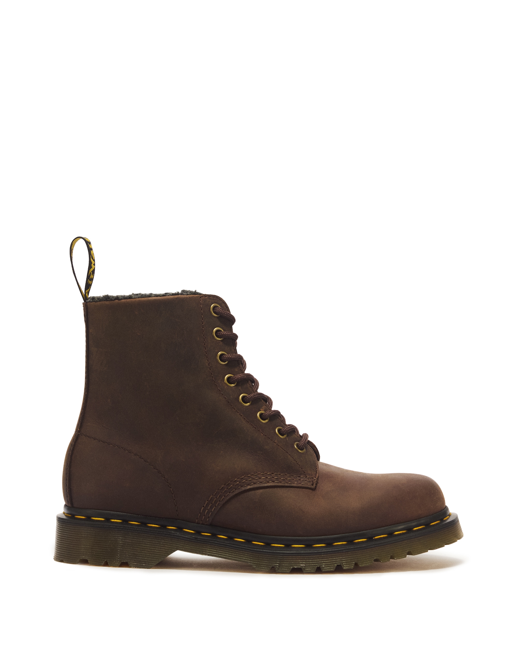 DR. MARTENS Winterboots »1460 Pascal Wl«  Blockabsatz, Schnürboots mit logobedruckter Anziehlasche