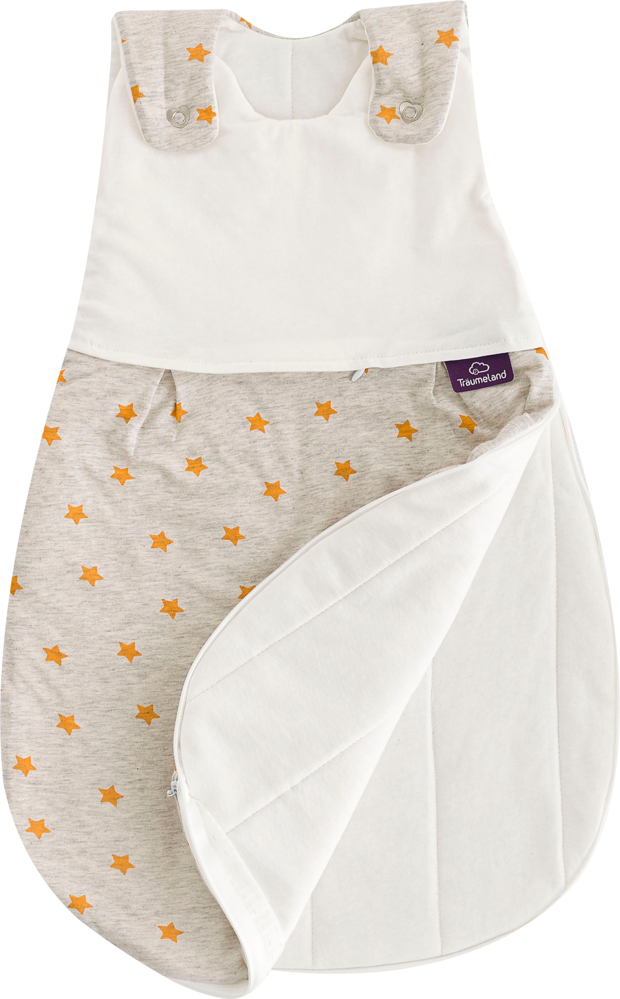 Träumeland Babyschlafsack »3tlg. Set LIEBMICH, Design Sternentraum blau«, (3 tlg.)