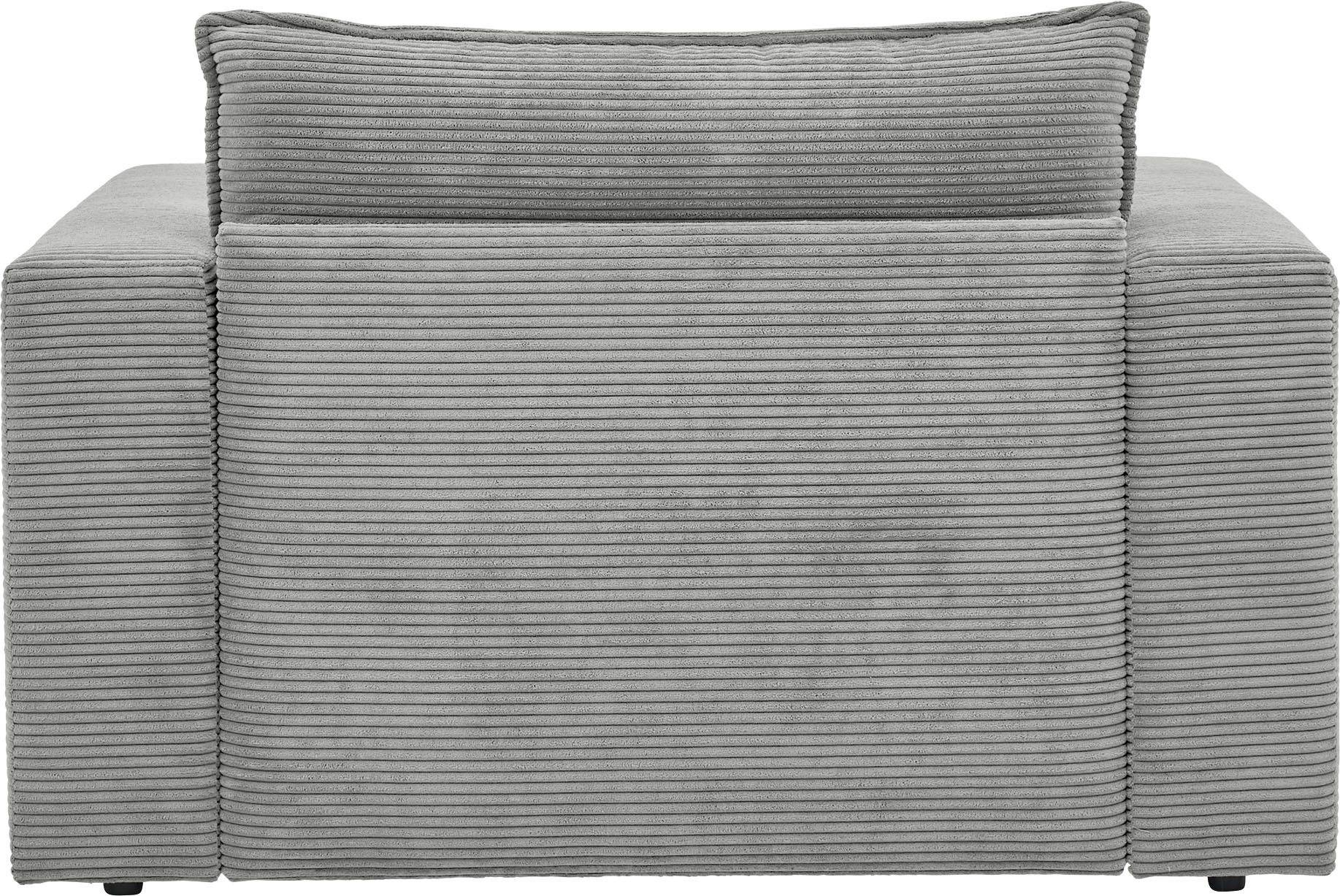 Places of Style Loveseat »PIAGGE«, Hochwertiger Cord, trendiger Loveseat