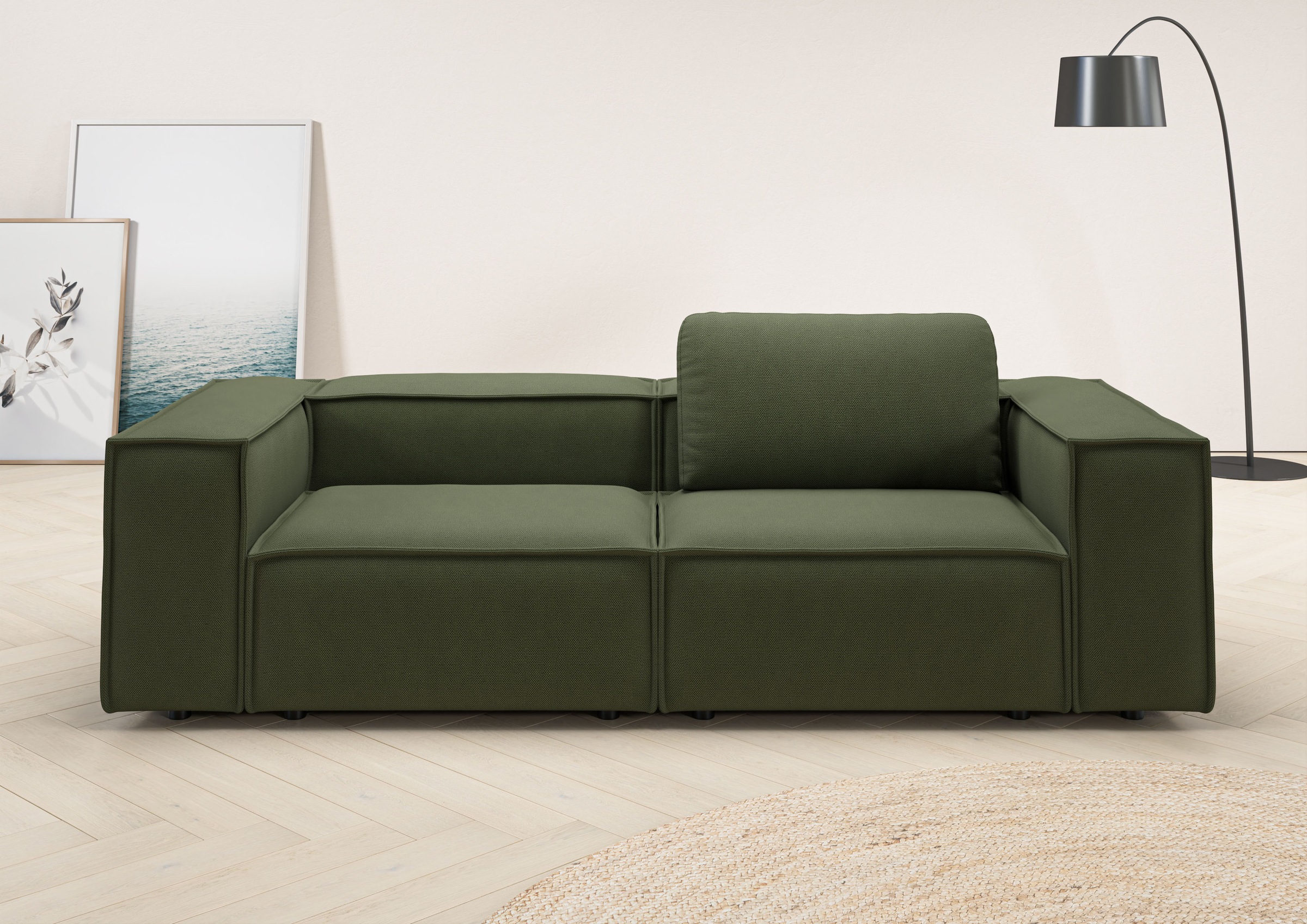 Places of Style 2-Sitzer "Watertown, modernes Sofa 246 cm breit, auch in Fe günstig online kaufen