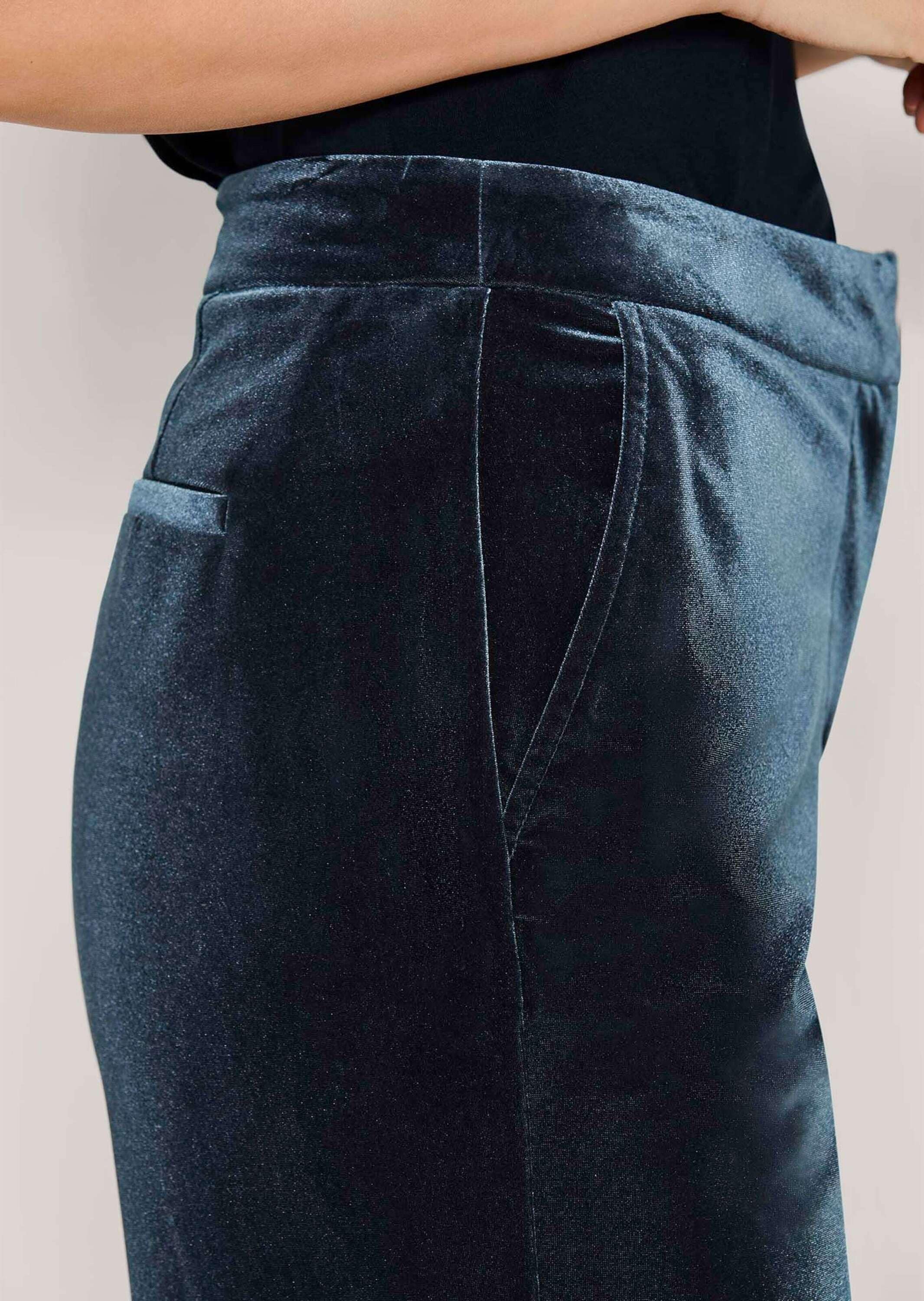 MADELEINE Palazzohose »Samthose Samthose«
