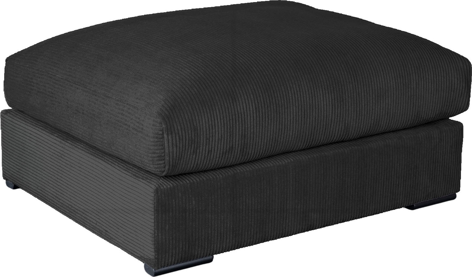 Home affaire Polsterhocker "Casa XXL, B: 125 cm" Mega-Hocker, in Cord oder Chenille-Struktur, Federkern