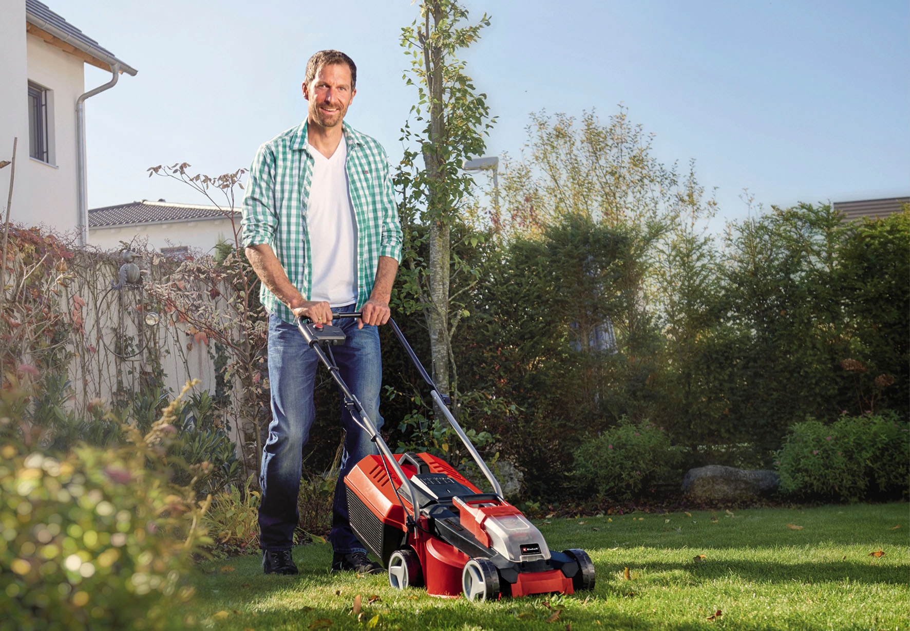 Einhell Akkurasenmäher "GE-CM 18/30 Li", (Set), mit Akku und Ladegerät günstig online kaufen