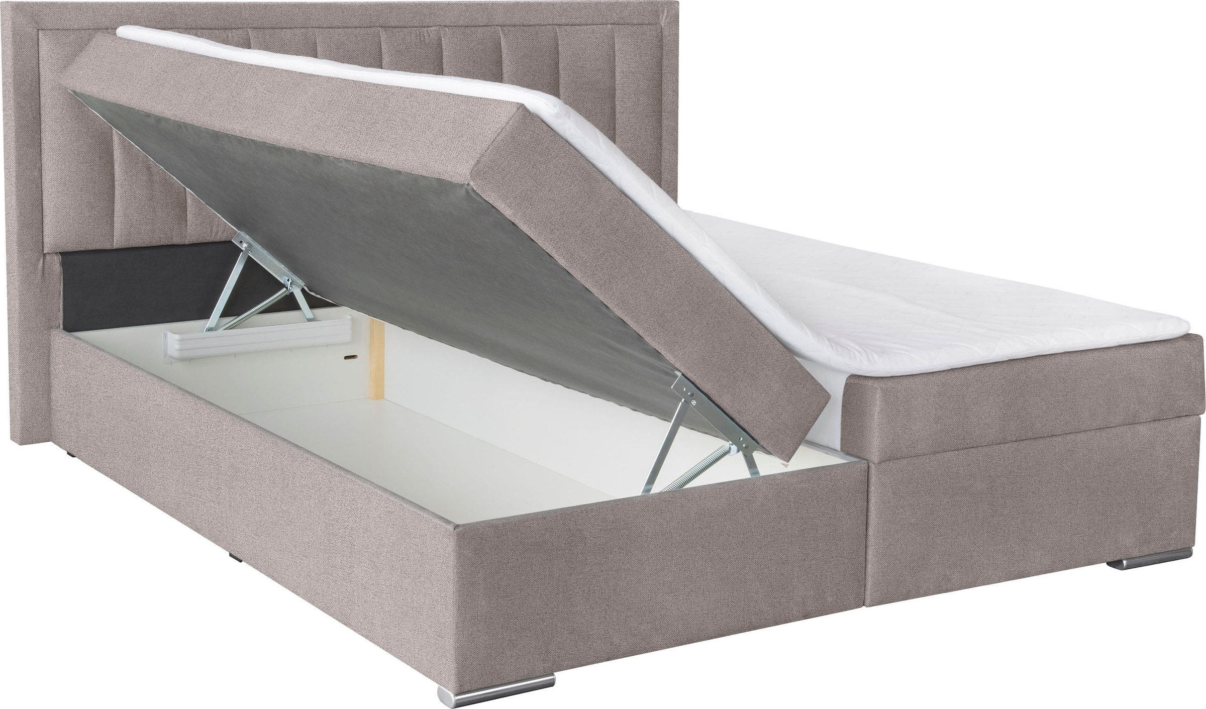 COLLECTION AB Boxbett »ATHENA inkl. Bettkasten, erhältlich in der Breite 180cm«, erhältlich in verschiedenen Härtegraden, inkl. Topper