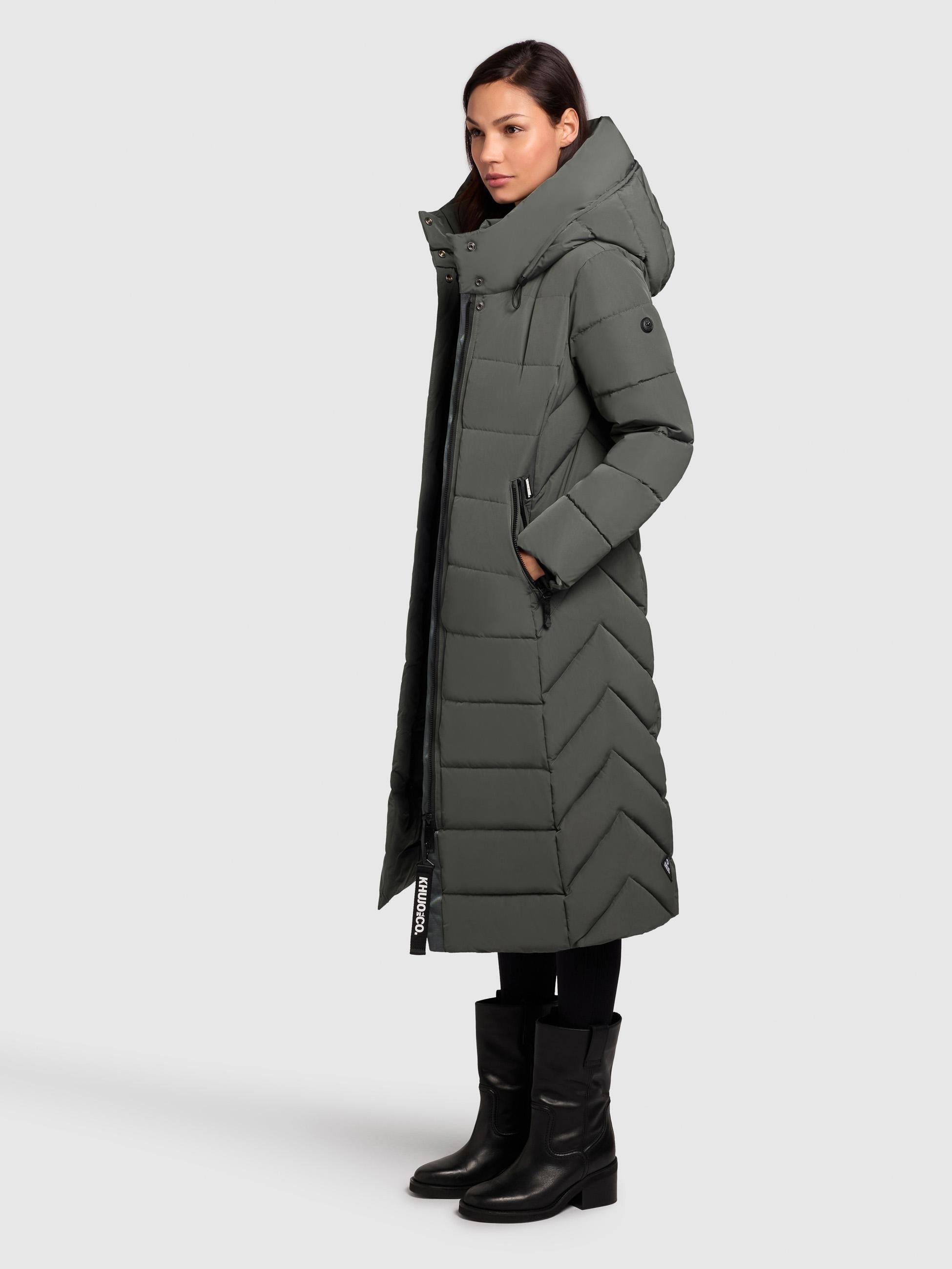 khujo Wintermantel »Sensy-YM«, Warmer Steppmantel mit Kapuze