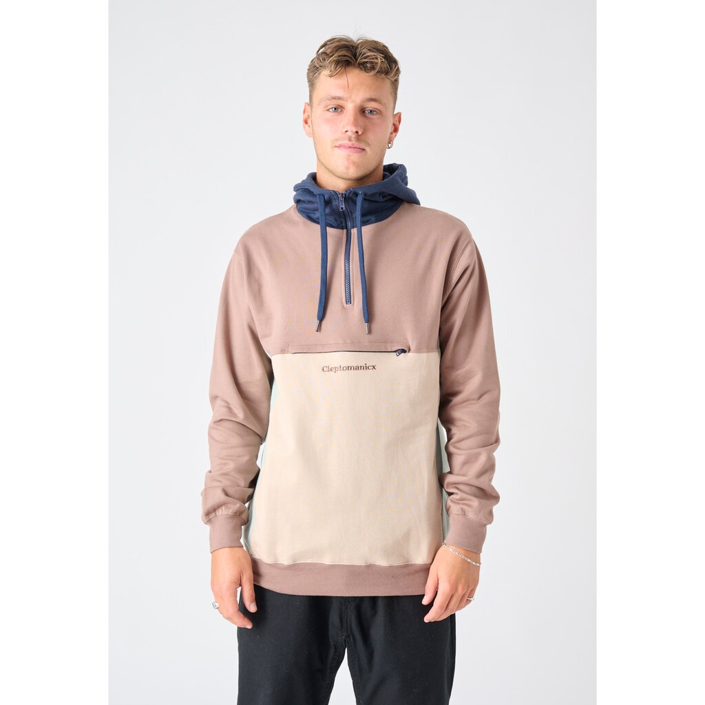 Cleptomanicx Kapuzensweatshirt »Hooded Block«