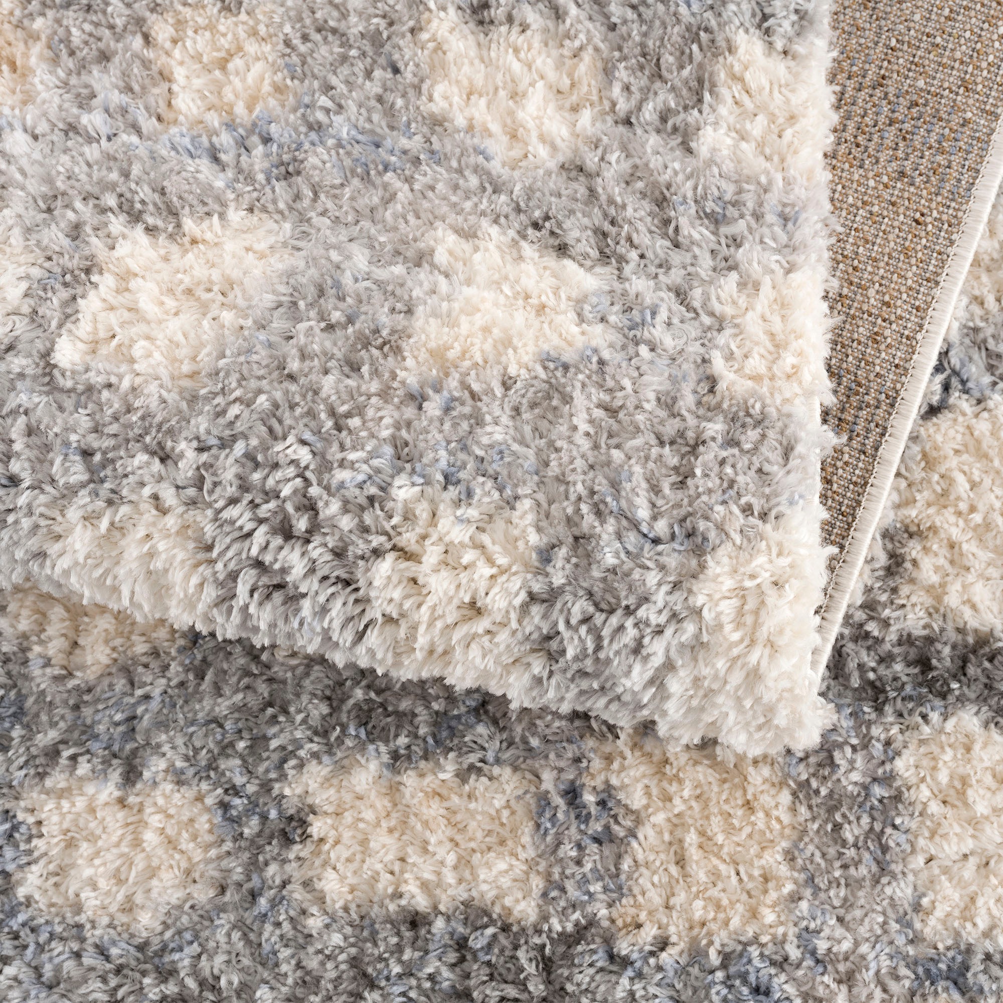 Sanat Hochflor-Teppich »Versay 1504«, rechteckig, 45 mm Höhe, Wohnzimmer, Langflor, Shaggy Teppich