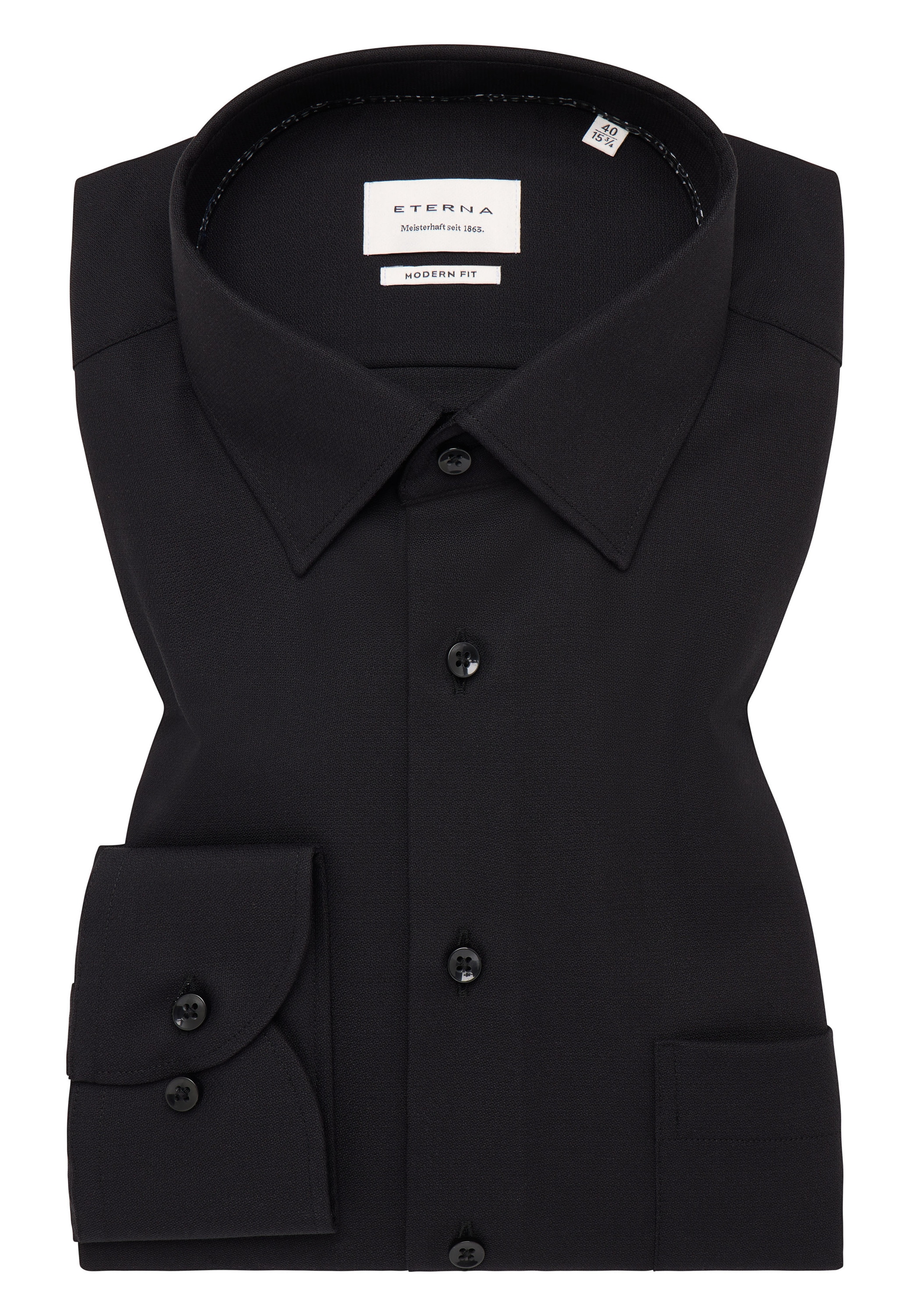 Eterna Langarmhemd »MODERN FIT«, NON IRON (bügelfrei)