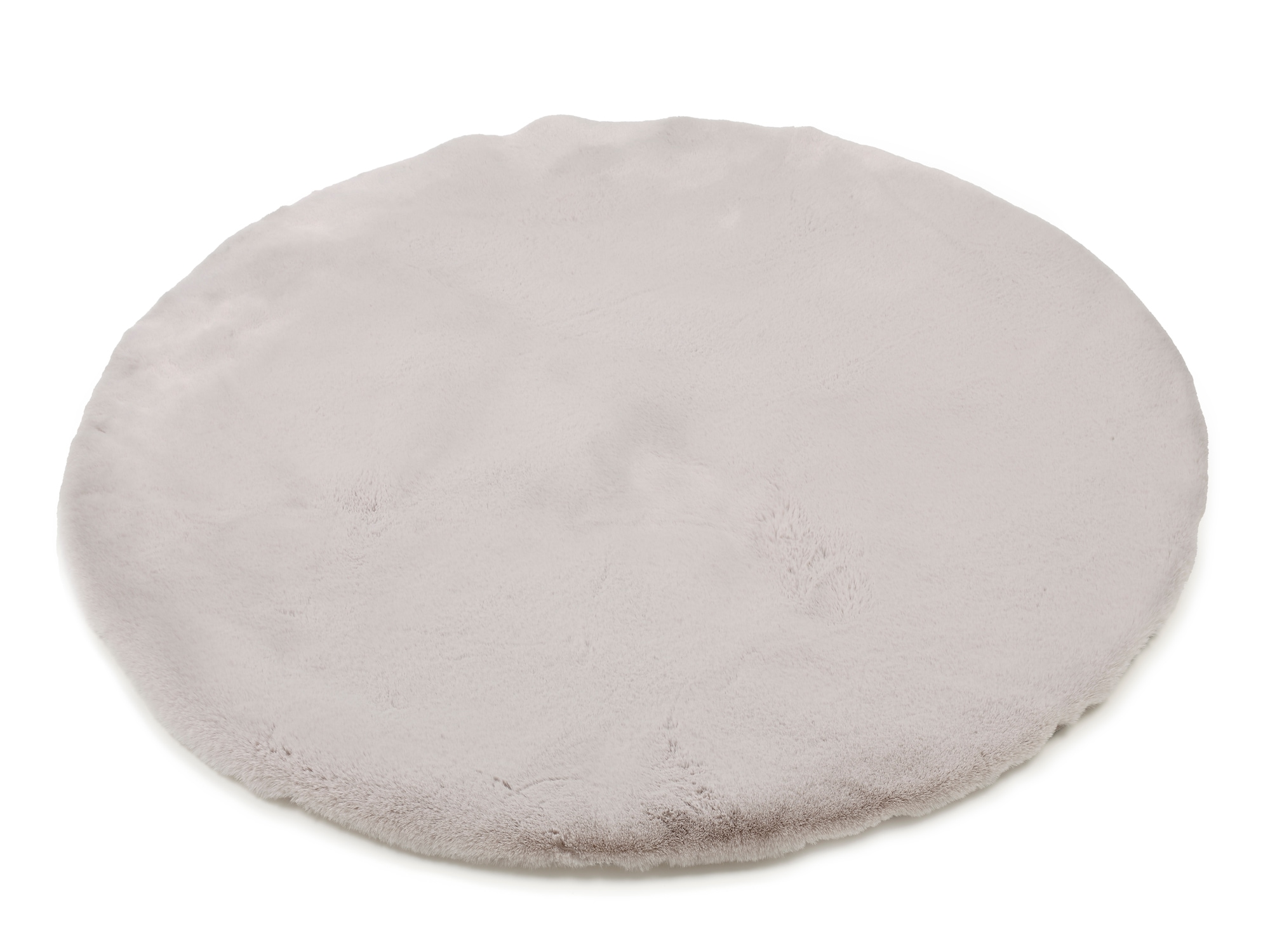 OCI DIE TEPPICHMARKE Teppich »ROCKY SOFT«, rund, 35 mm Höhe, Kunstfell, weich, kuschelig, maschinell gewebt, waschbar