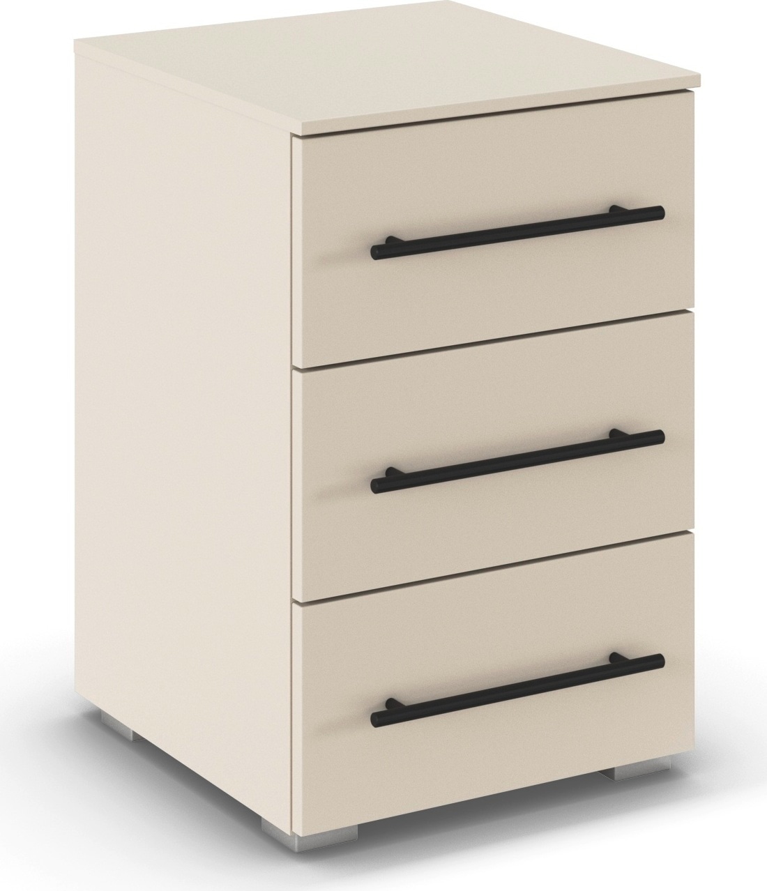 OTTO home Nachtkommode "Nachttisch Nachtschrank Schubladen Sideboard Schubladenkommode AVOLA" Breite 40 cm inkl. SOFT-CLOSE-FUNKTION mit Dekorfront, mit 3 geräumigen Schubladen für viel Stauraum MADE IN GERMANY