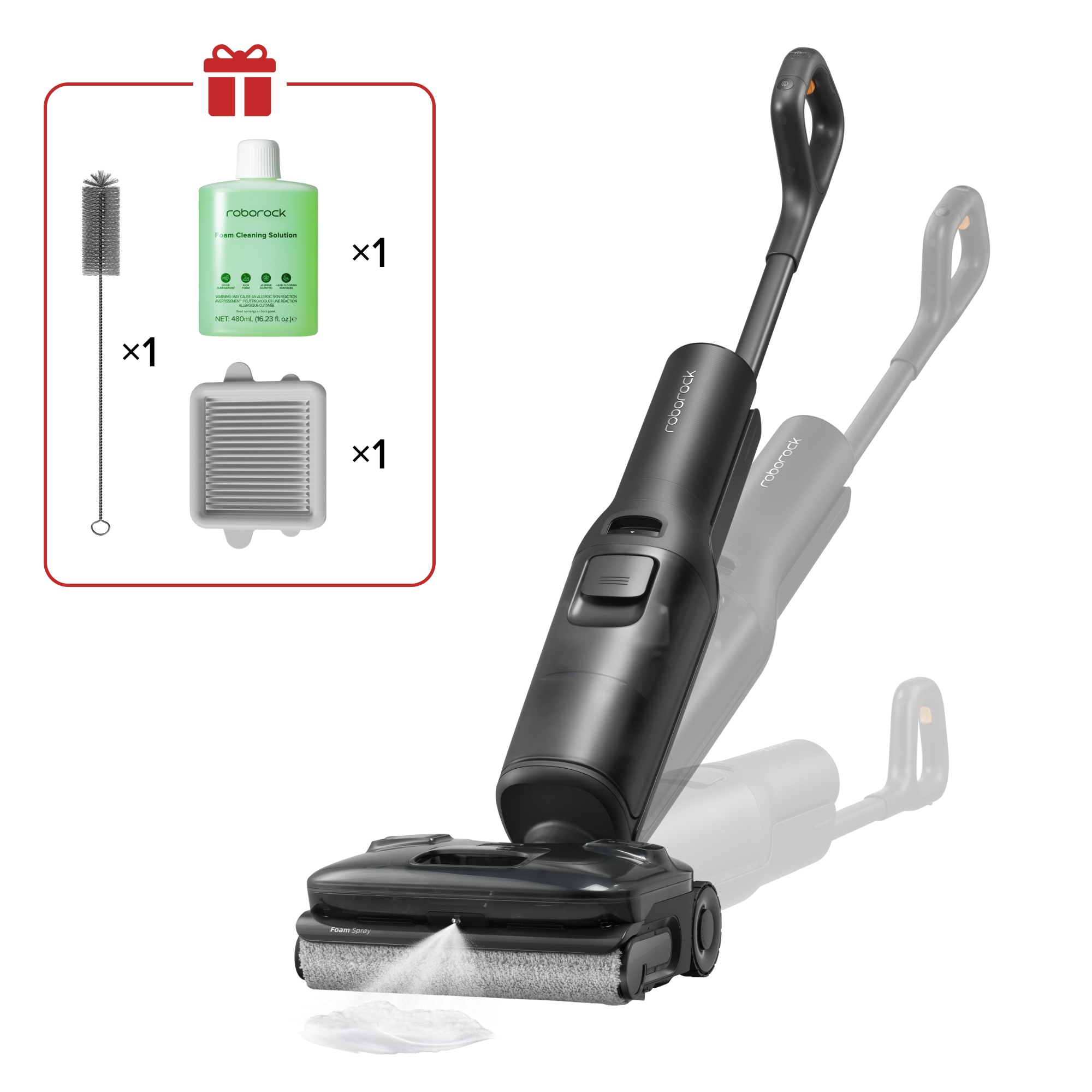Roborock Nass-Trocken-Akkusauger "F25 ACE Pro" 25.000 Pa, 95 C Selbstreinigung, Dock-Trocknung und App-Anpassung