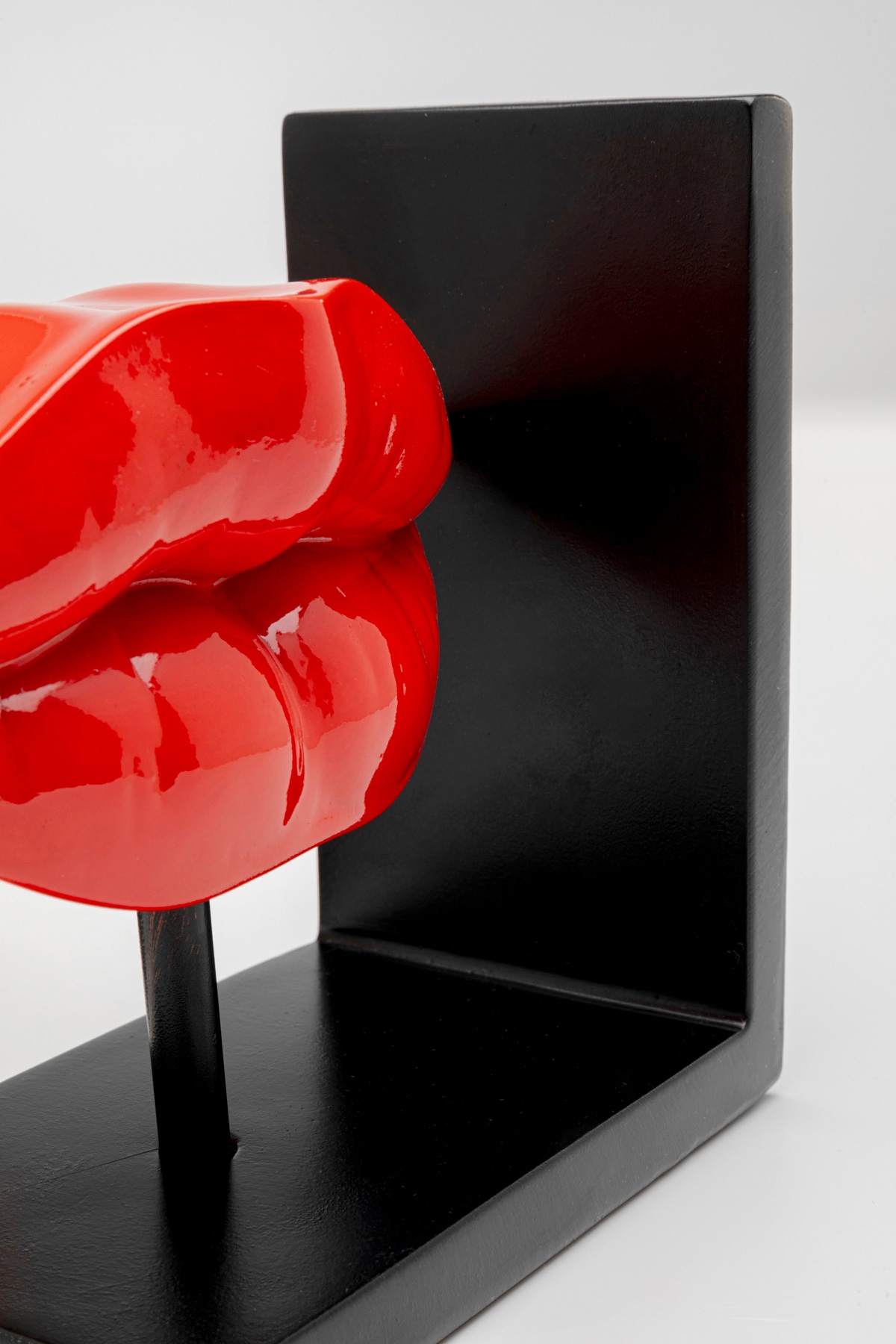Kare Design Buchstütze »Lips Rot« aus Polyresin