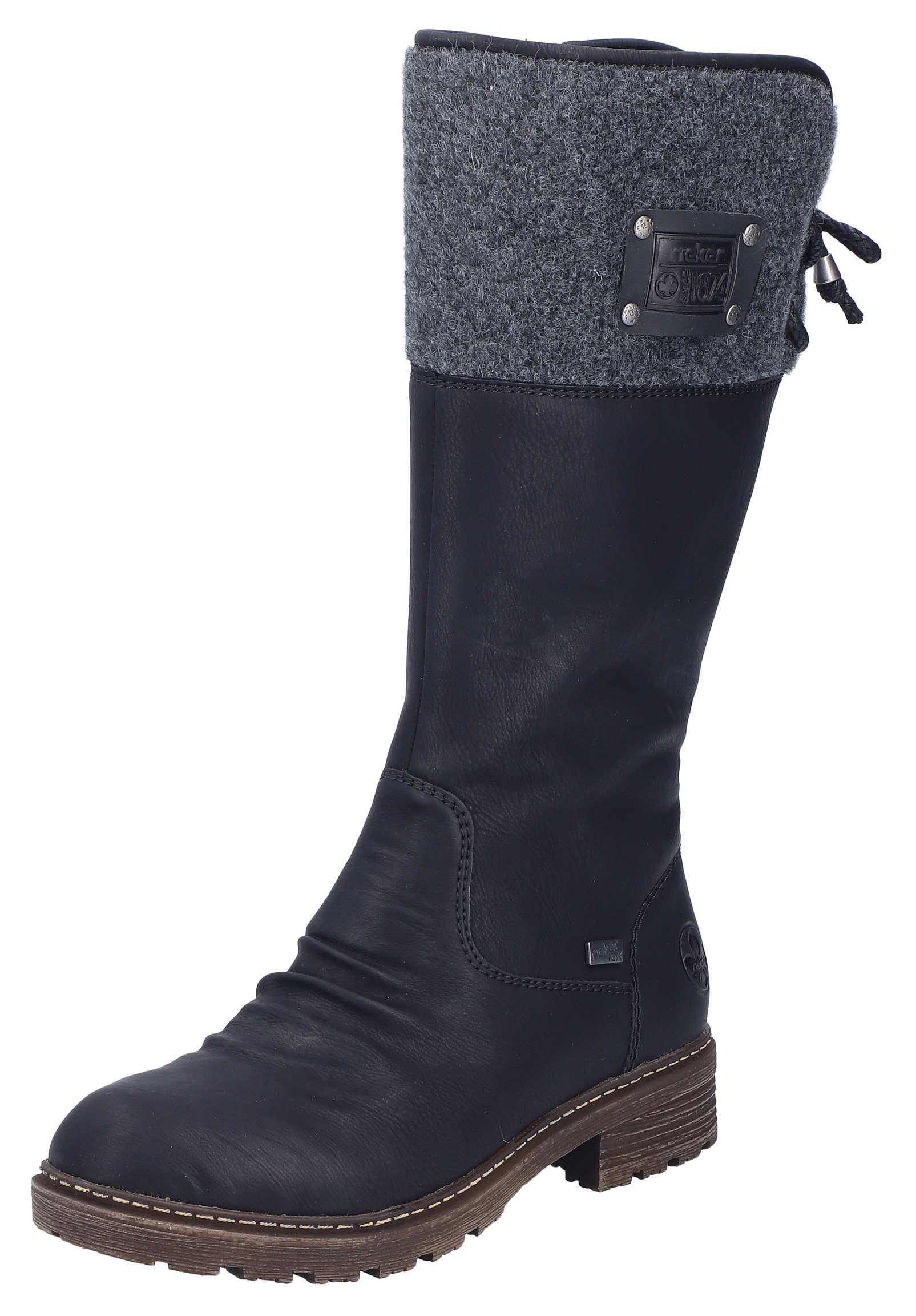 Rieker Winterstiefel, Langschaftstiefel mit wasserabweisender riekerTEX-Membran