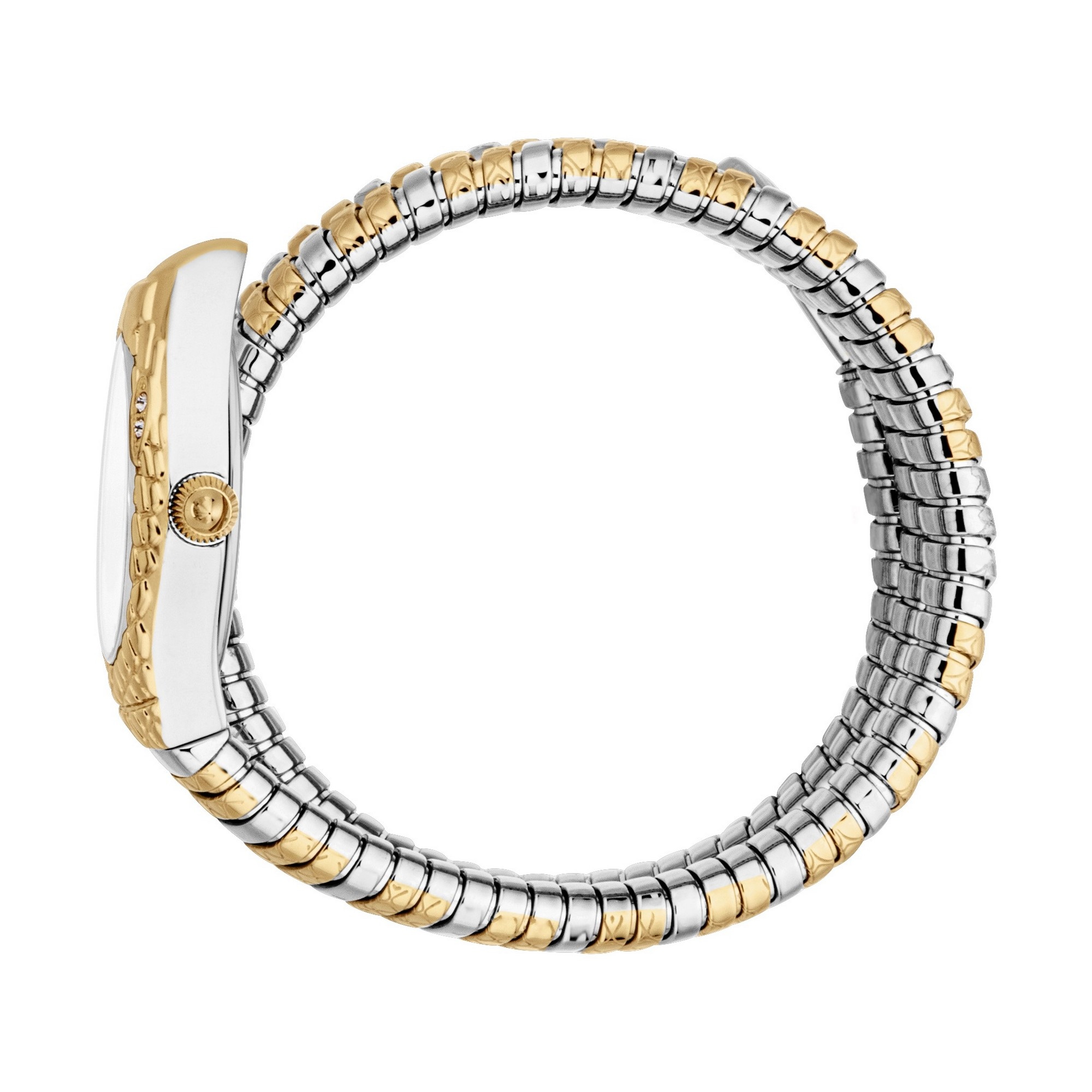 Just Cavalli Time Quarzuhr »Aurelia«, Armbanduhr, Damenuhr, Edelstahlarmband, analog, Kristallsteine