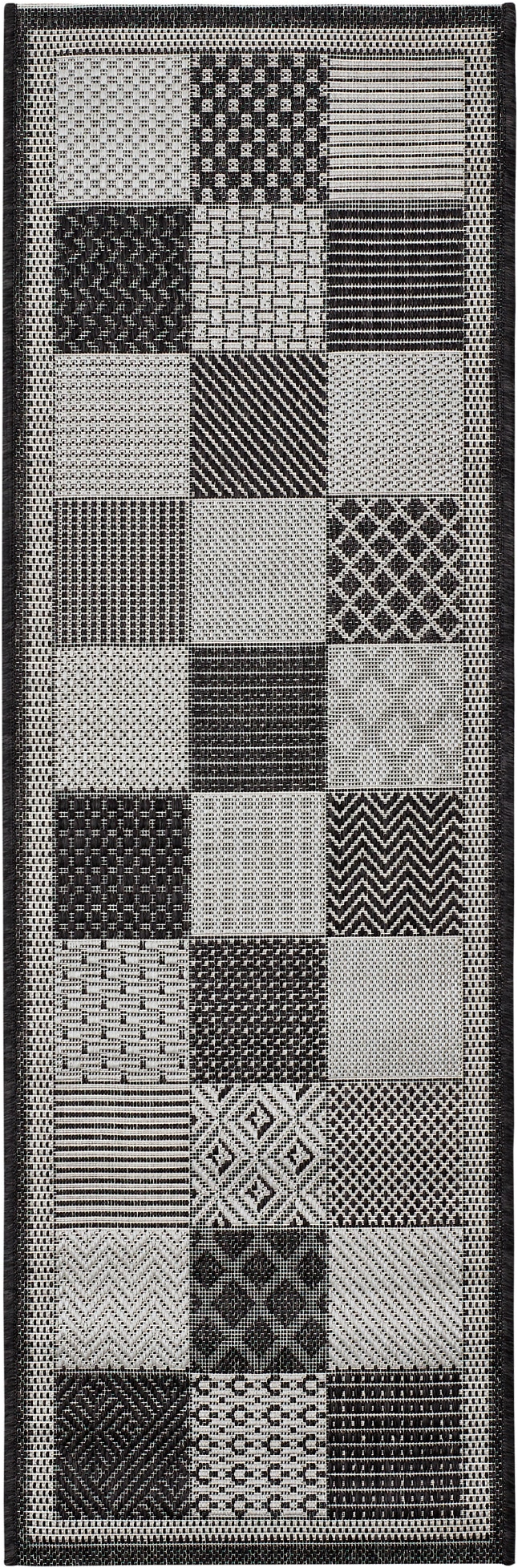 Andiamo Läufer »ARIZONA 2«, rechteckig, 5 mm Höhe, Flachgewebe, Patchwork Design, In- und Outdoor geeignet